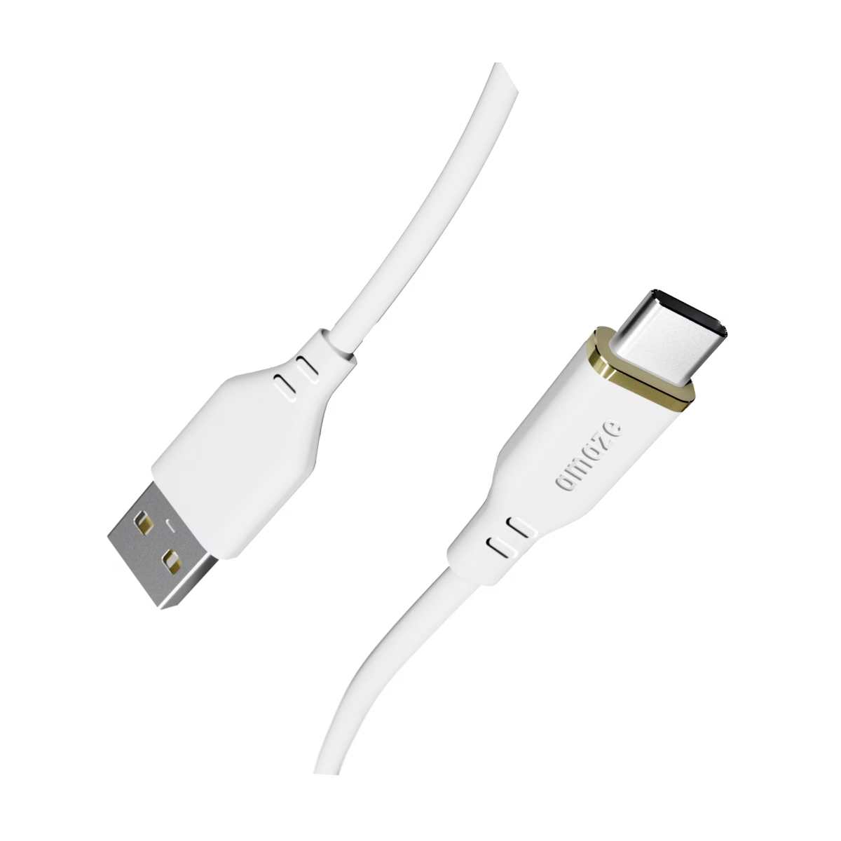 Amaze 4FT USB-C to USB-A White Cable image 0
