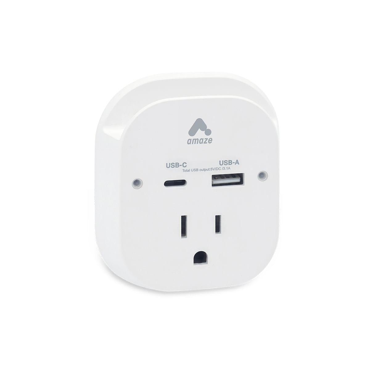 Amaze Dual Port USB Wall Charger with Phone Holder image 0