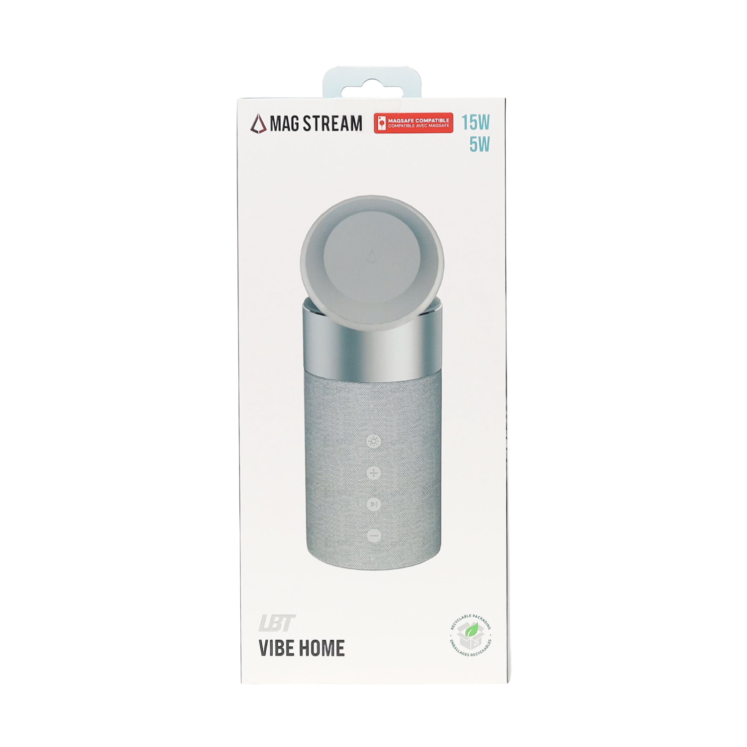 Enceinte Bluetooth à chargement magnétique 3 en 1 Vibe Home