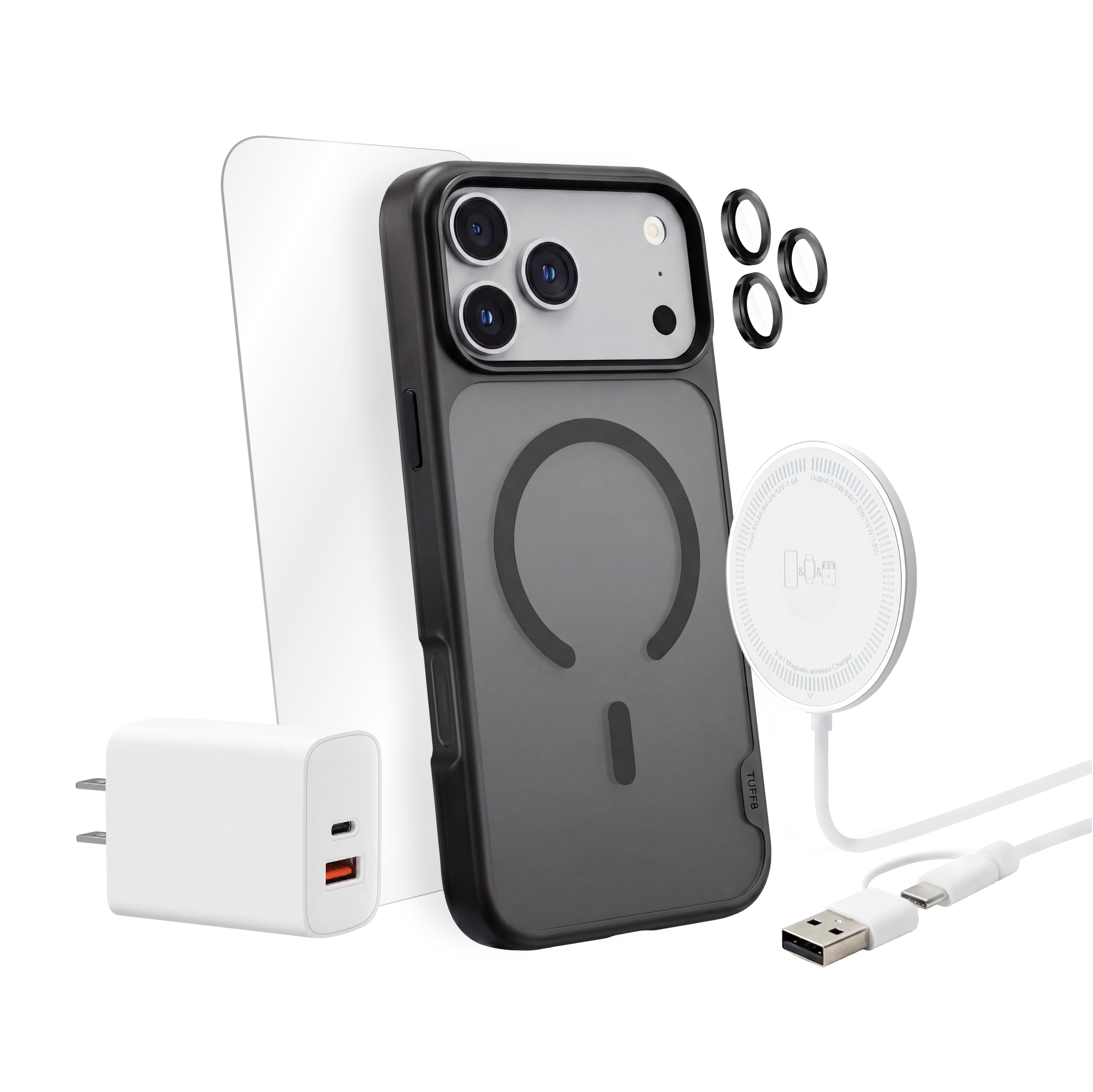 Pack de démarrage iPhone 17 Pro Max 5-en-1