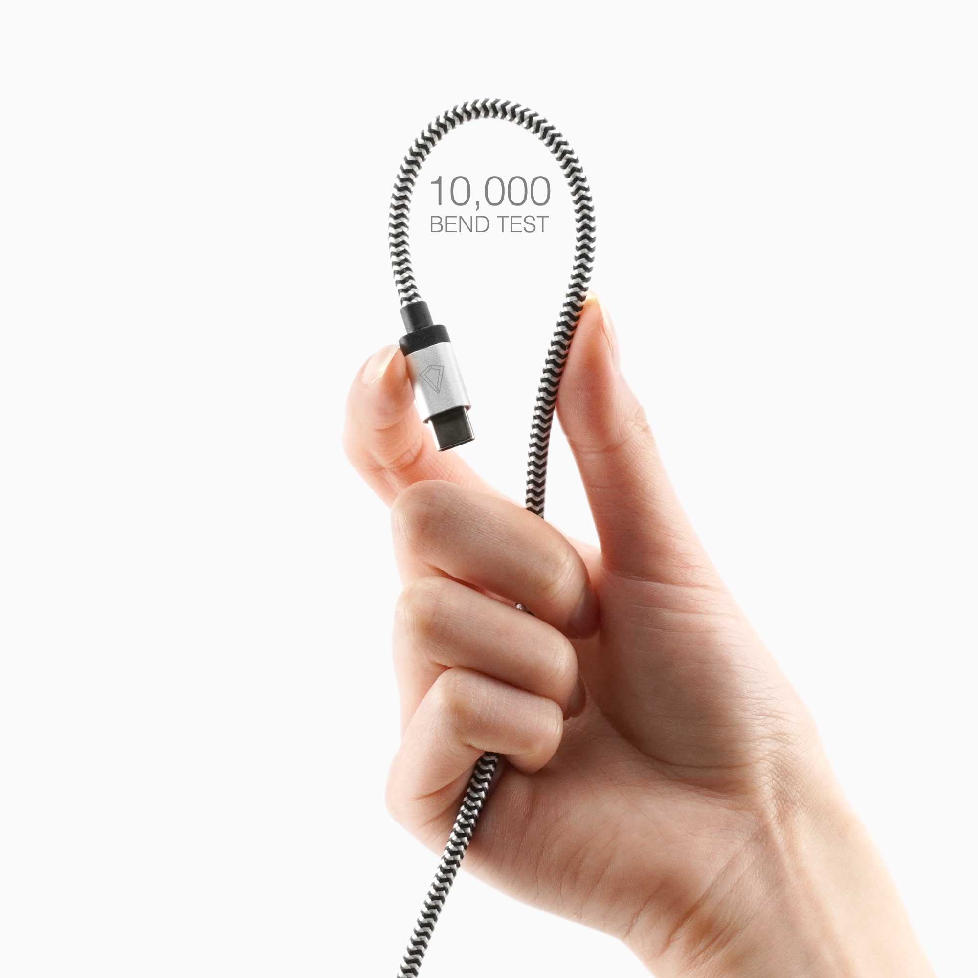 20W PD Wall Charger with 5 ft Braided Cable (USB-C to USB-C)