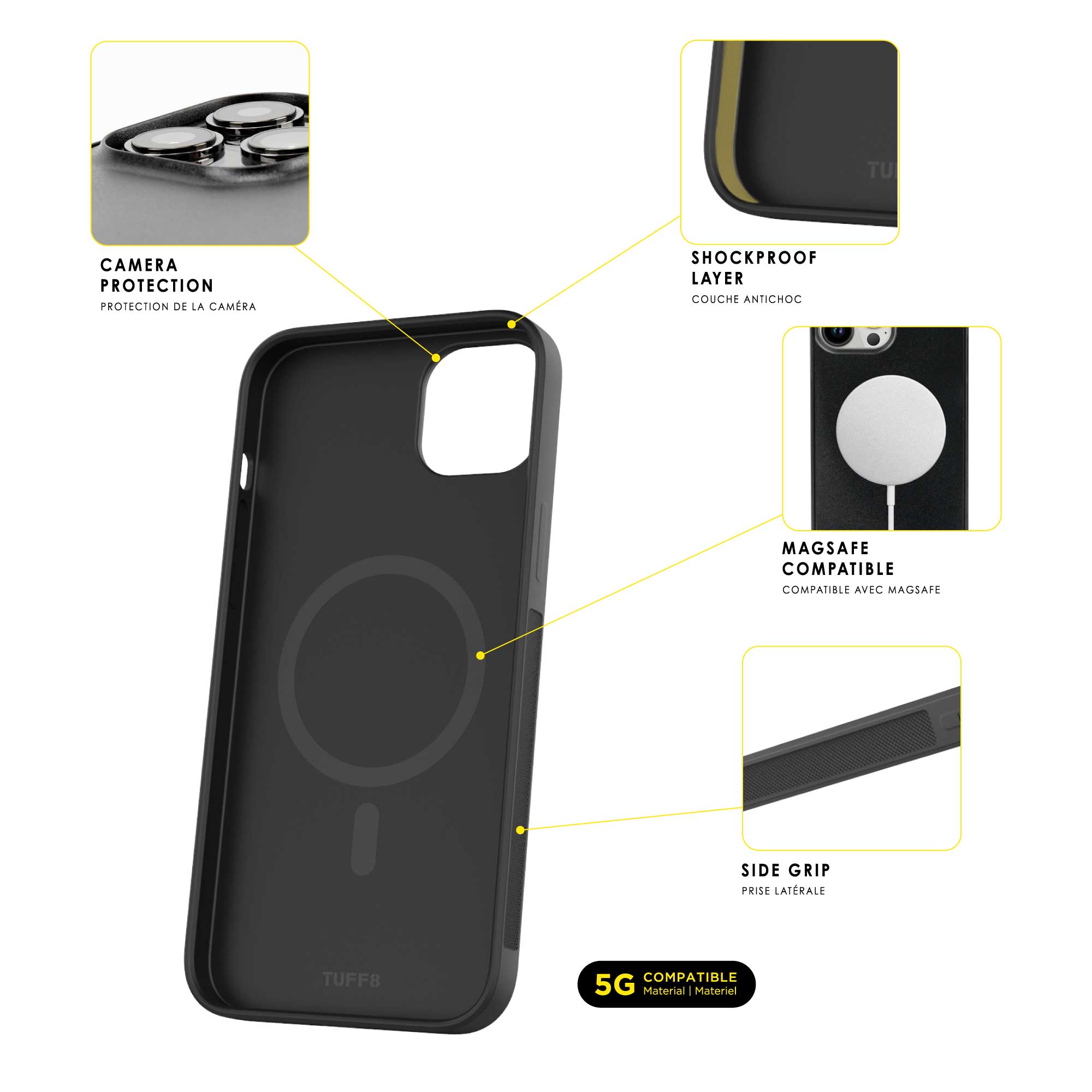 iPhone 15 Pro Graphite Case