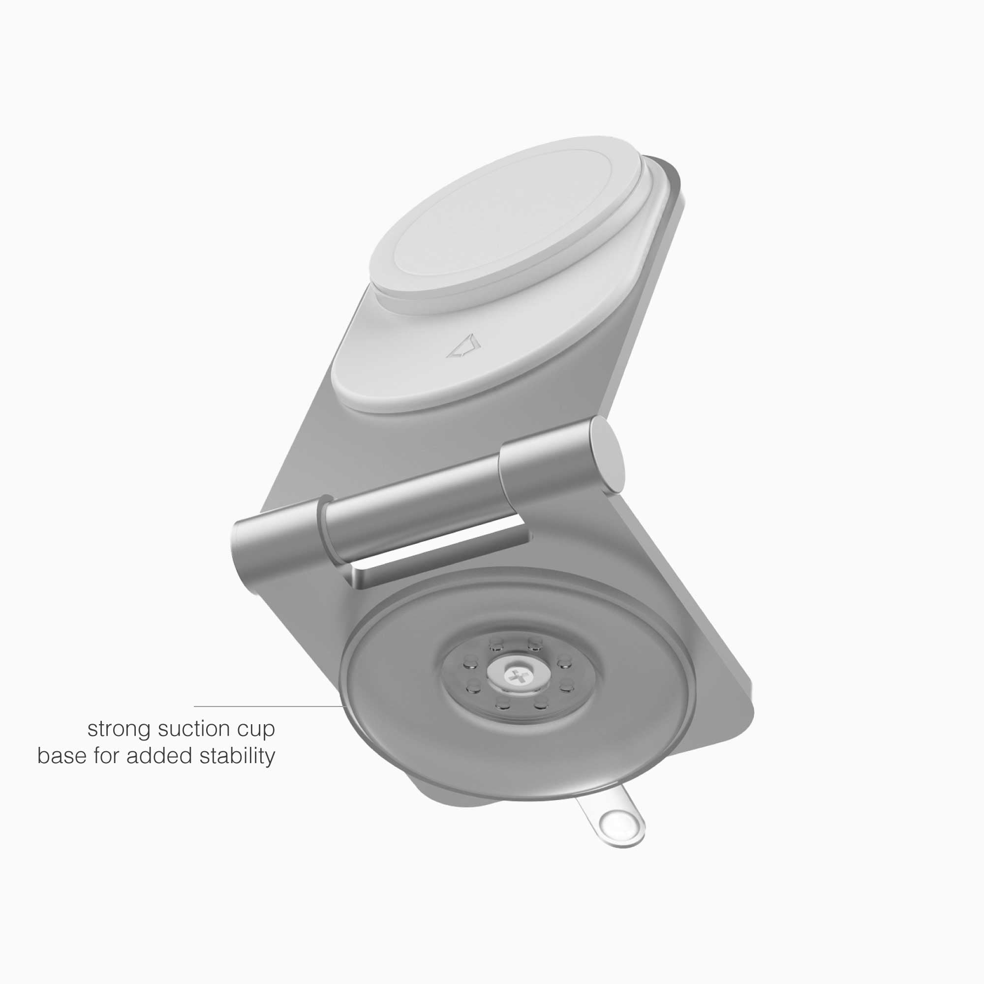 15W Mag Stream Stand Wireless Charger (Silver)