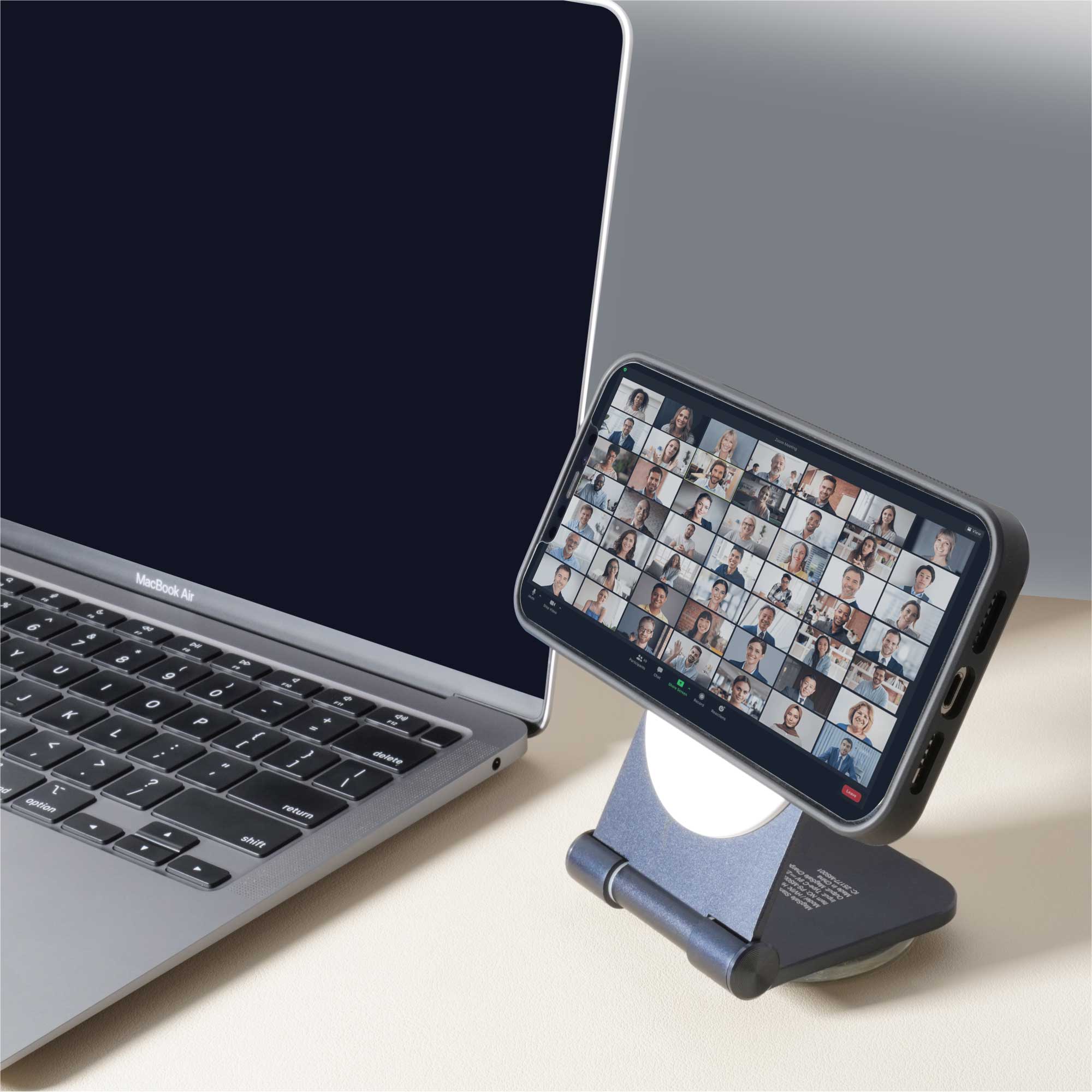 Chargeur sans fil Mag Stream Stand 15 W (Noir minuit)