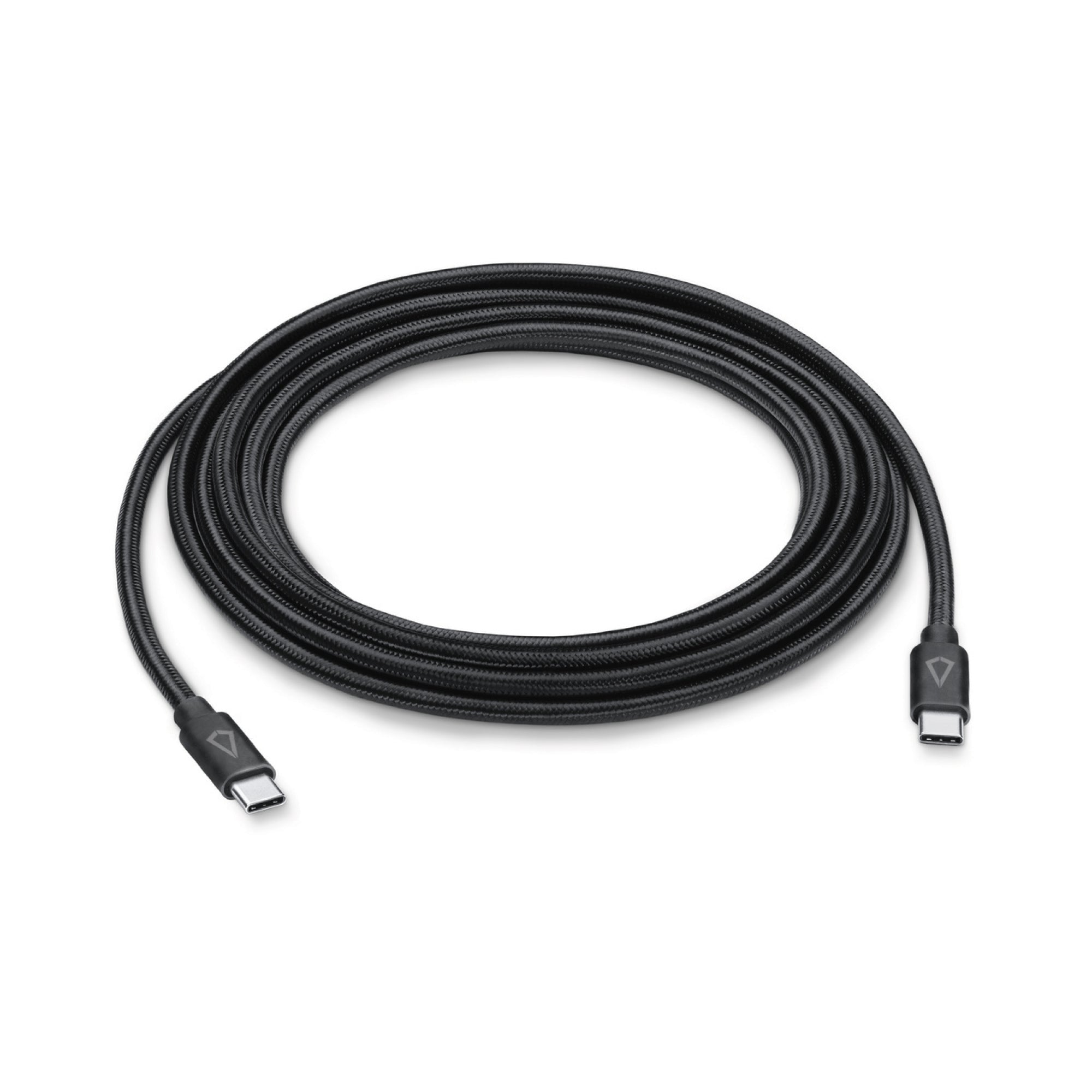 20W PD Dual-port Wall Charger with 4 ft Black Cable (USB-C to USB-C)