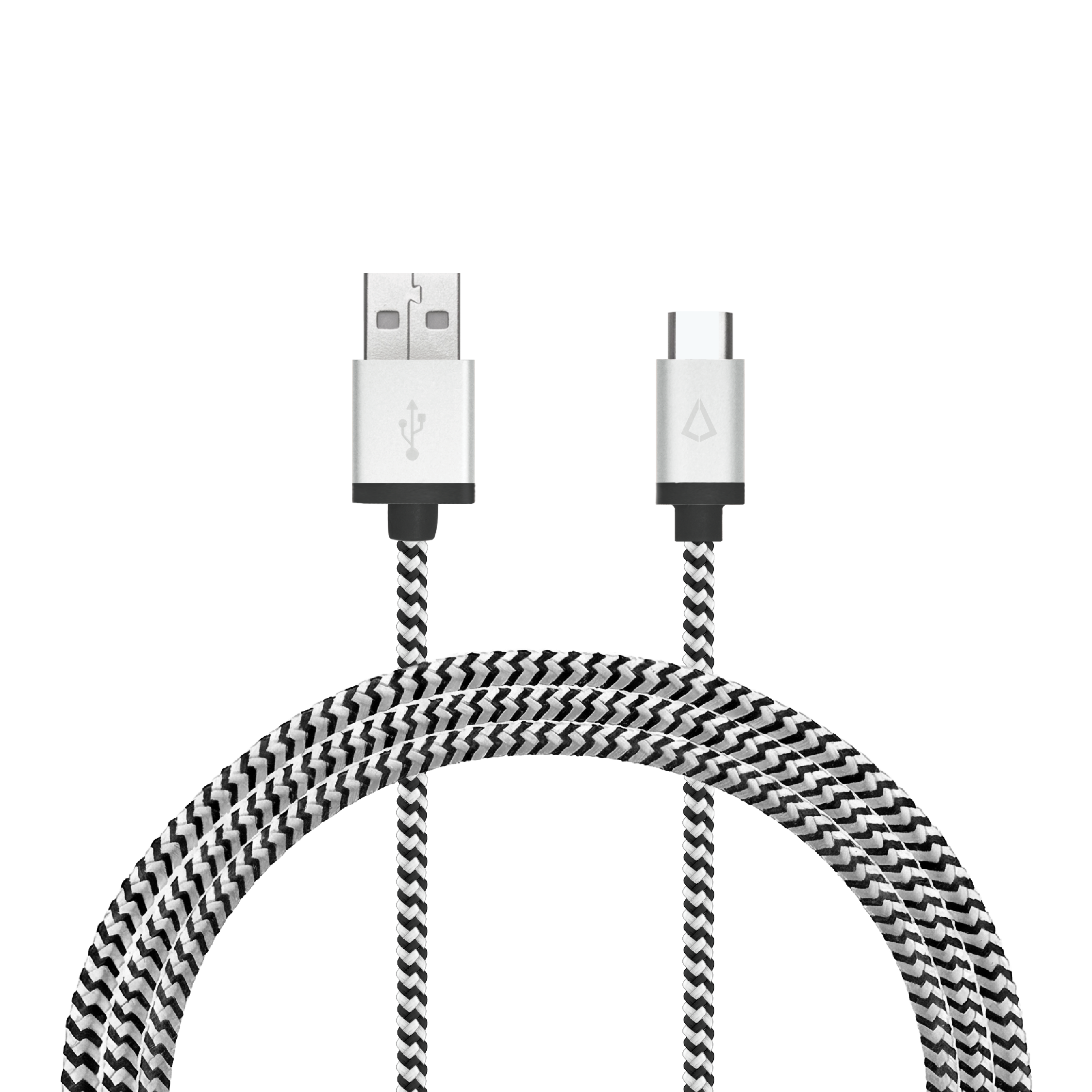 Câble tressé de 2,13 m (câble USB-A vers USB-C)