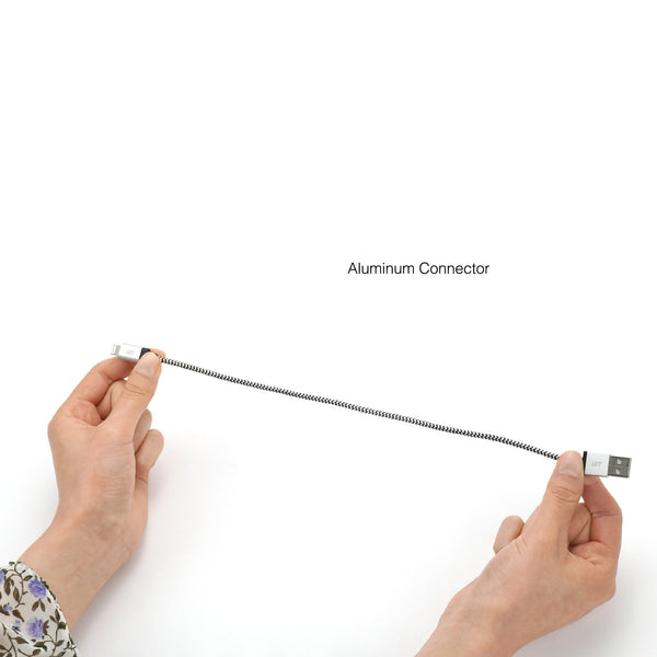 Câble tressé de 30 cm (câble USB-A vers Lightning)