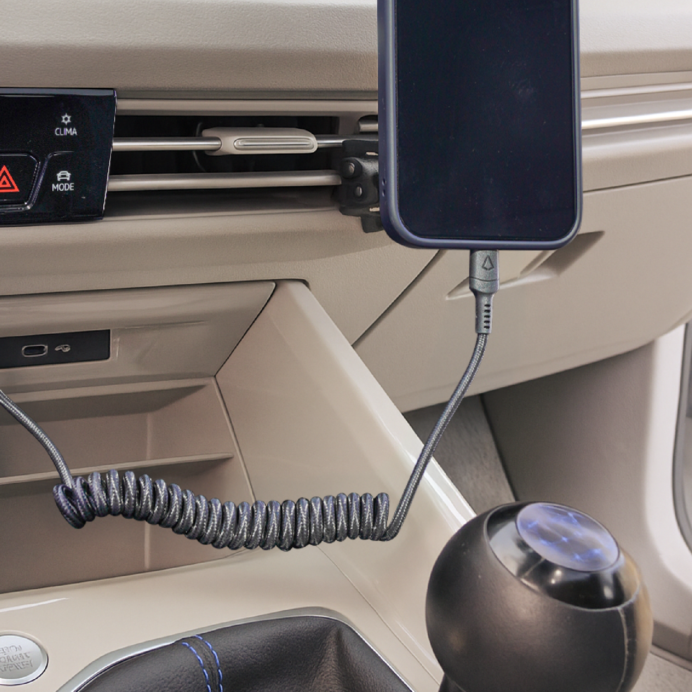 Câble spiralé de 1,2 m (USB AC)