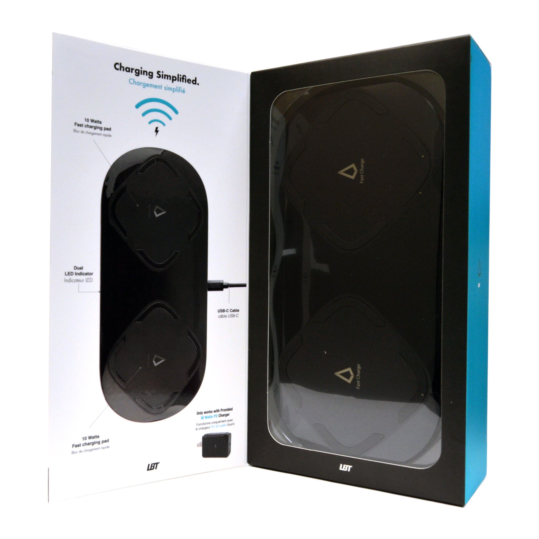Dual Pad Fast Wireless Charger
