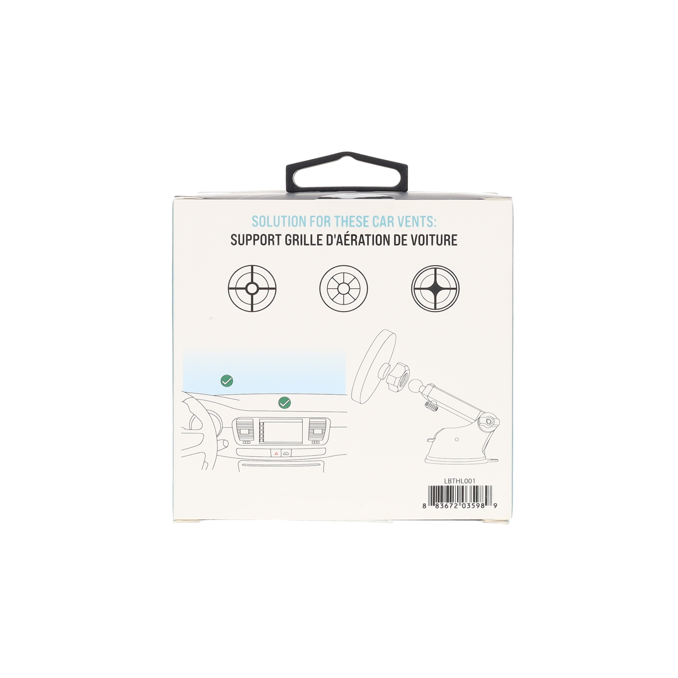 Accessoire pour Mag Stream Auto - Support à ventouse télescopique