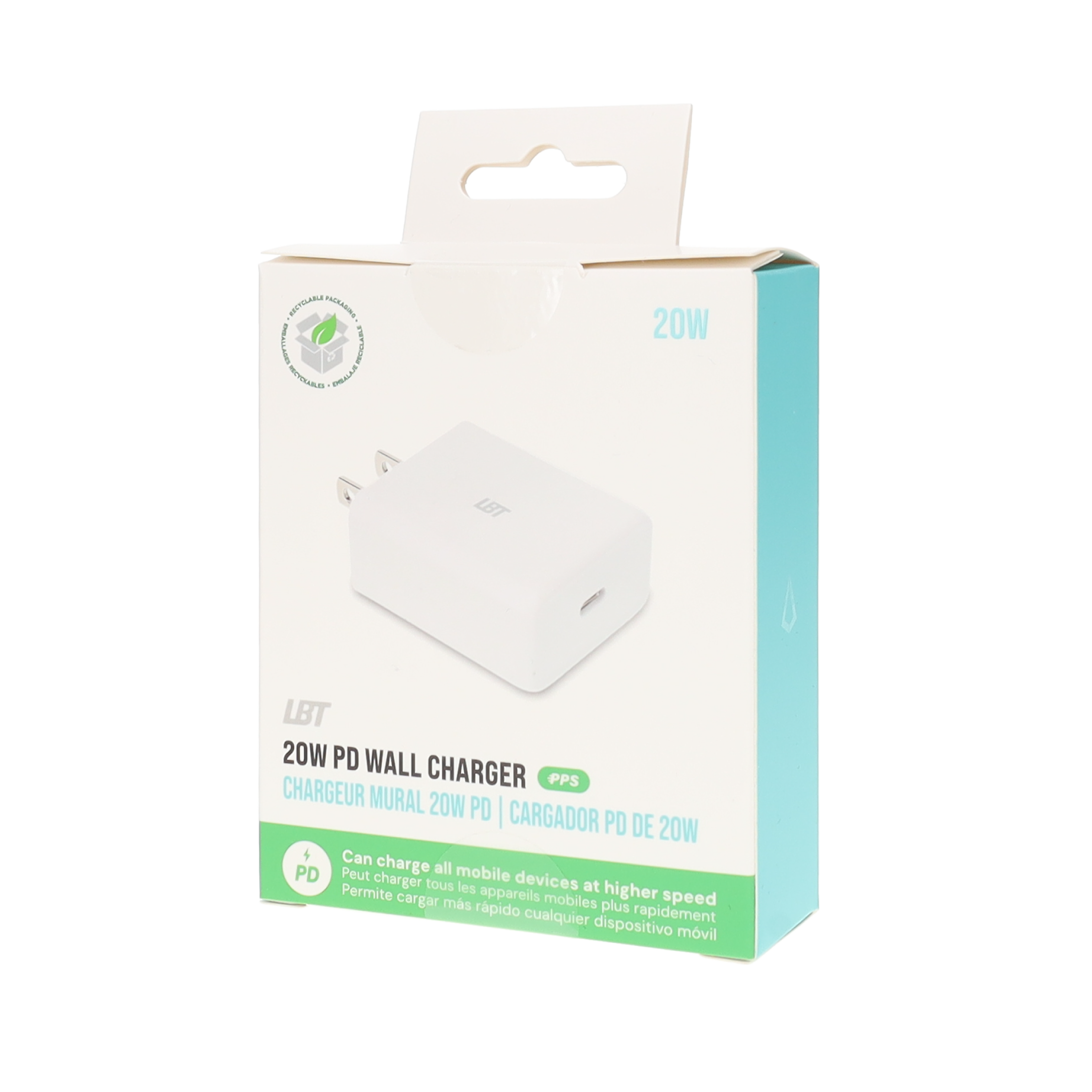 Chargeur mural PD 20 W