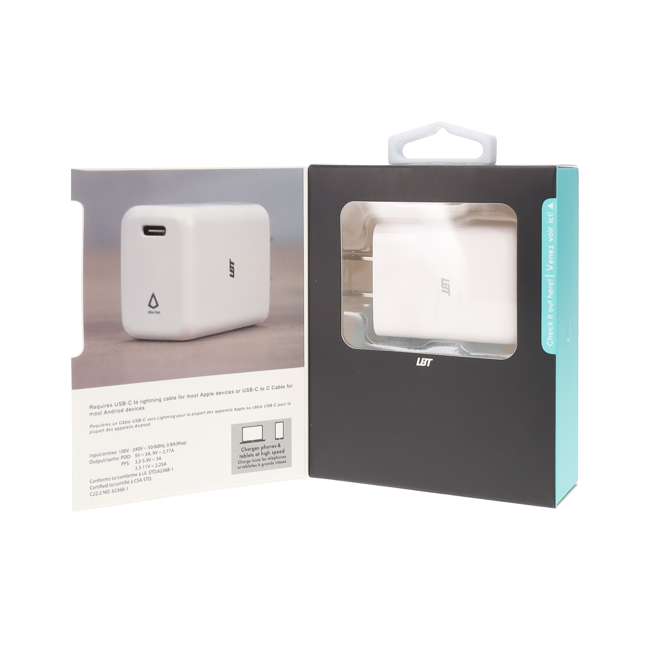Chargeur mural PD 25 W