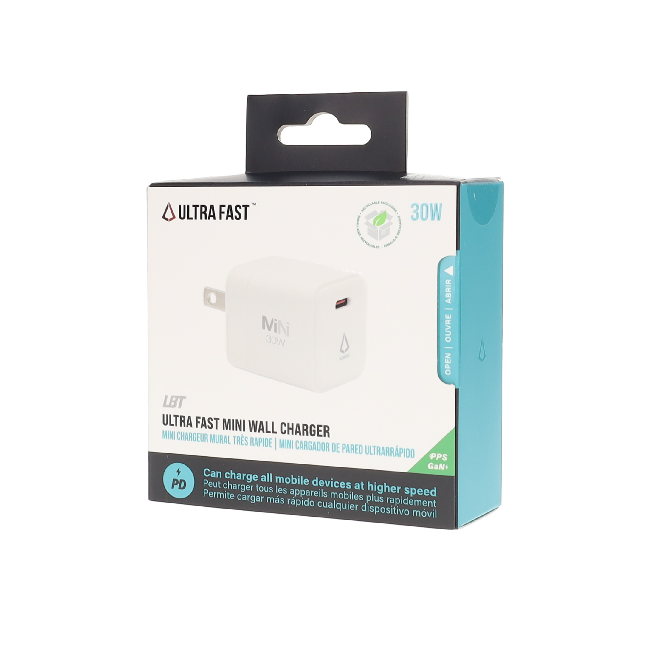 Chargeur mural GaN PD 30 W (Mini)
