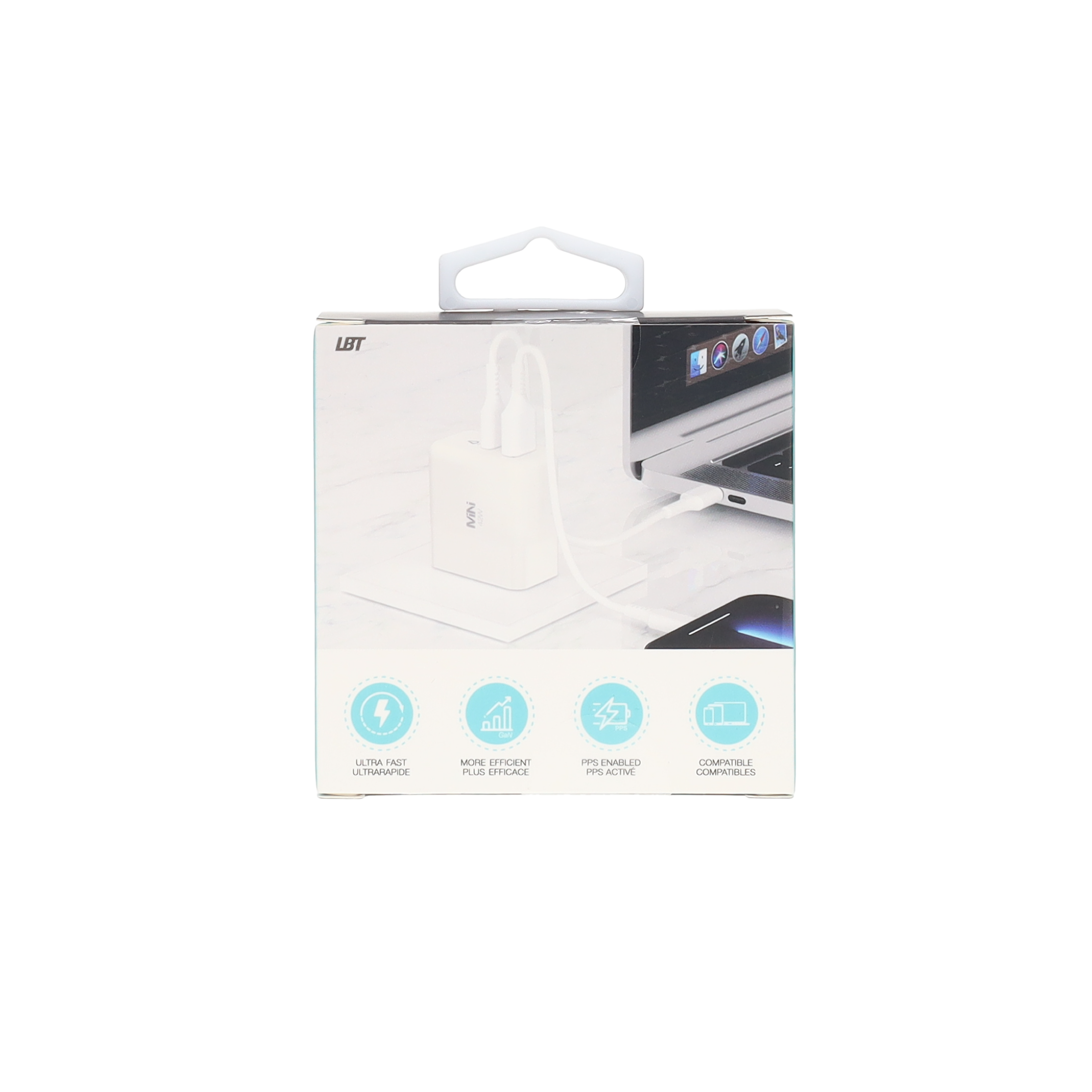 Chargeur mural GaN PD double port 42 W (MiNi) 
