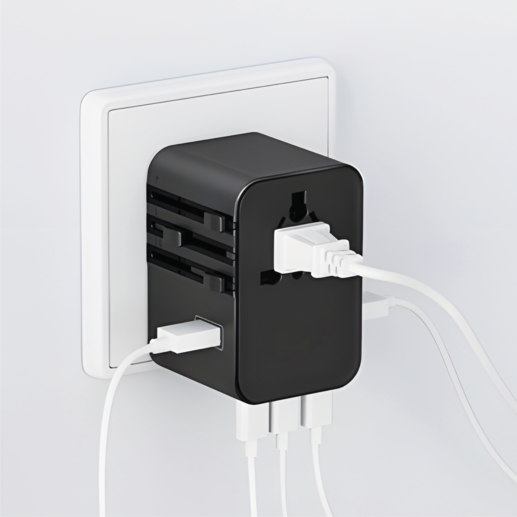 Chargeur mural de voyage PD à 6 ports de 45 W