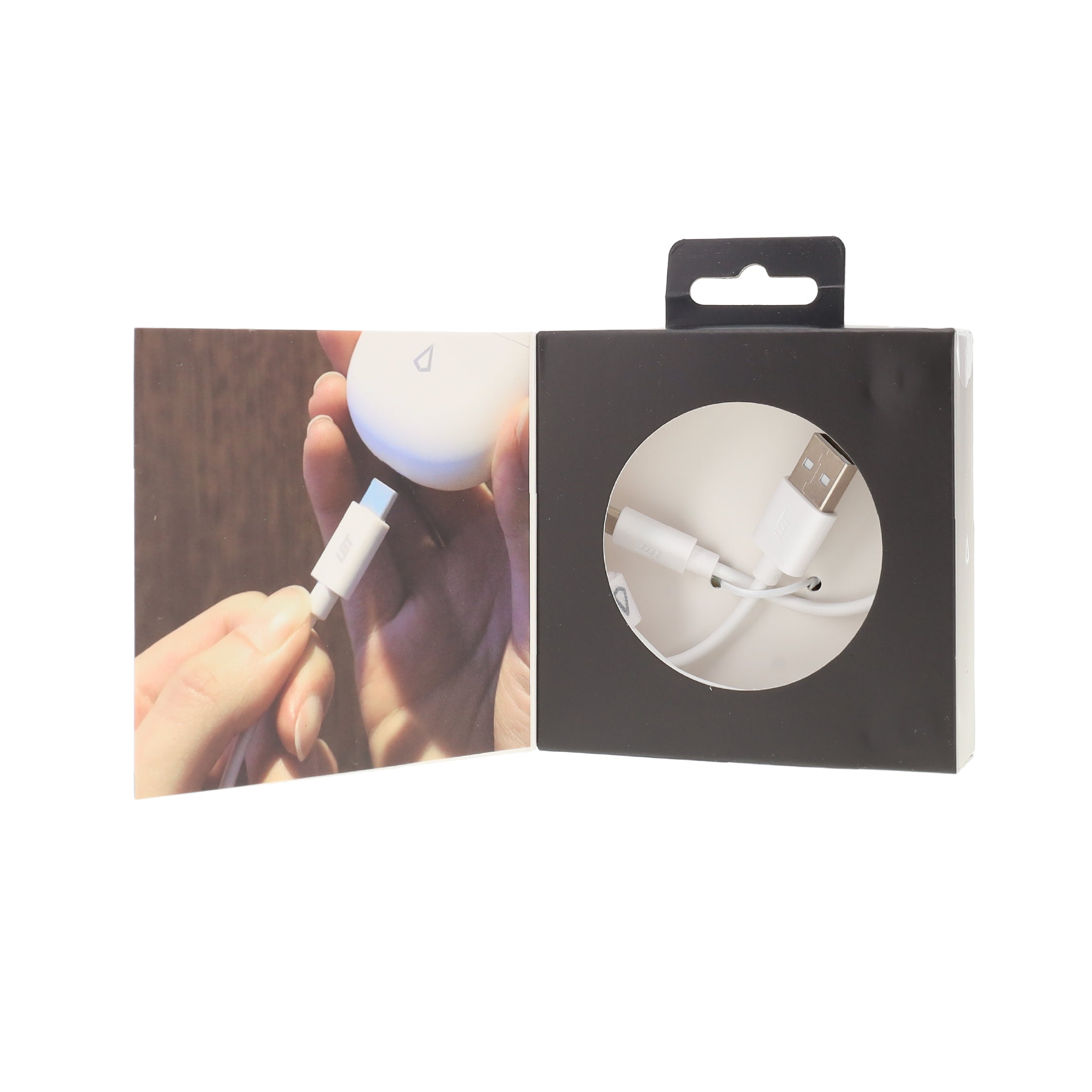 Câble blanc en PVC de 1,2 m (USB-A vers USB-C)