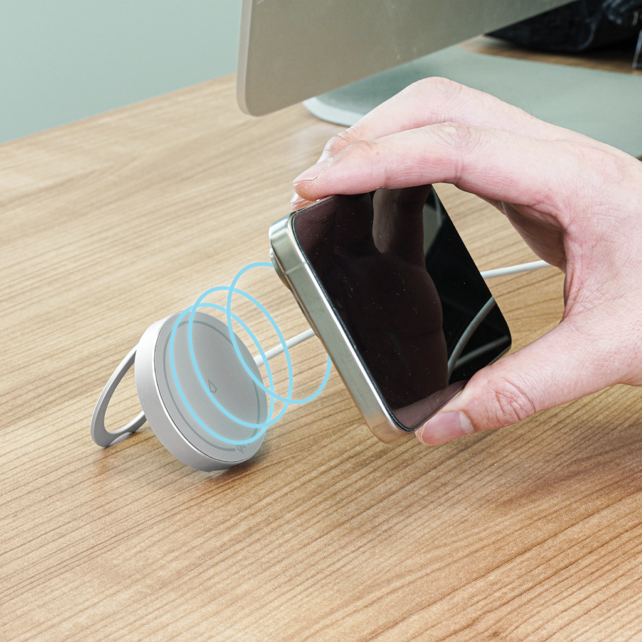 15W Magnetic Wireless Charger (with 6 ft USB-C Cable)