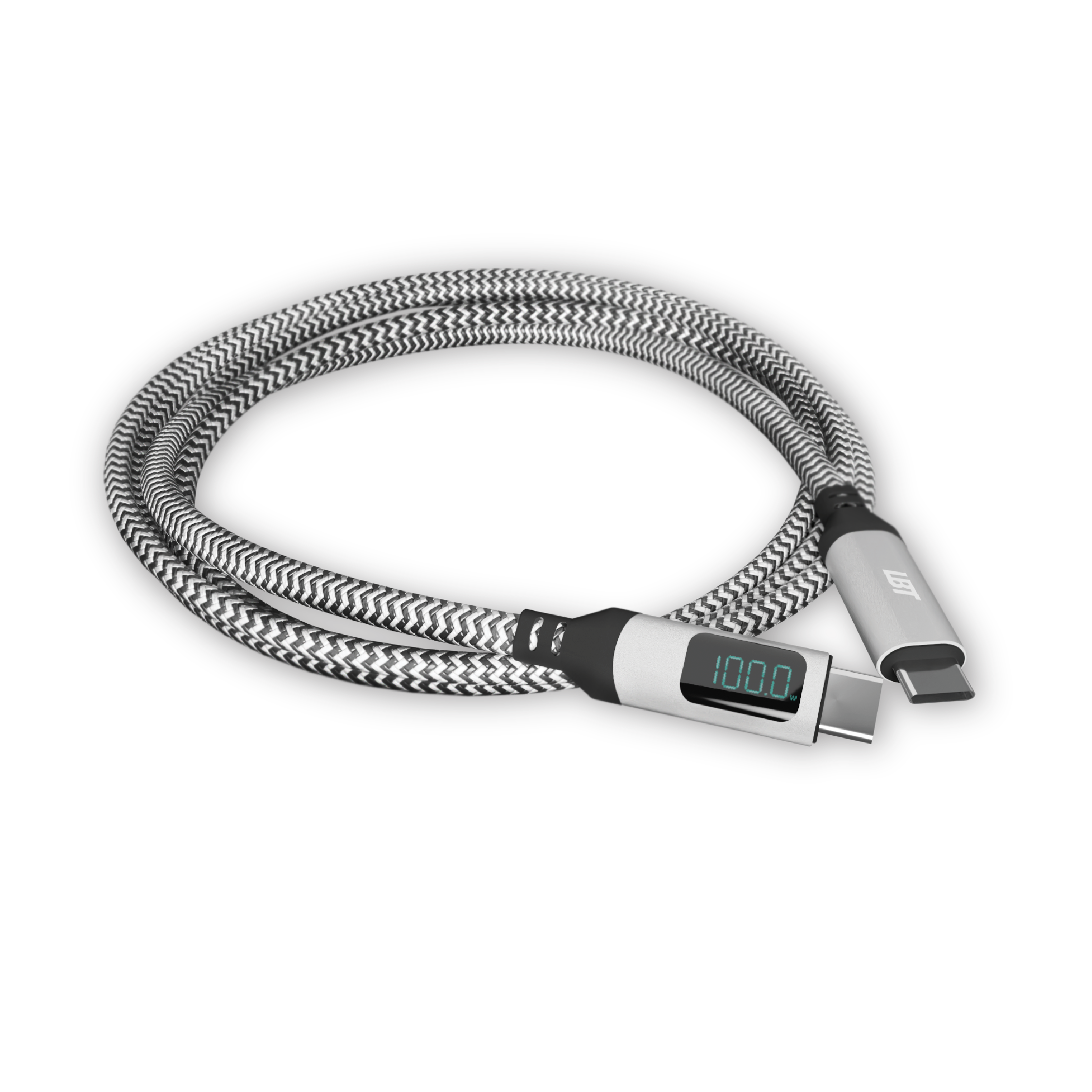 6 ft Powerview Braided Cable (USB-C to USB-C) (480Mbps/100W)