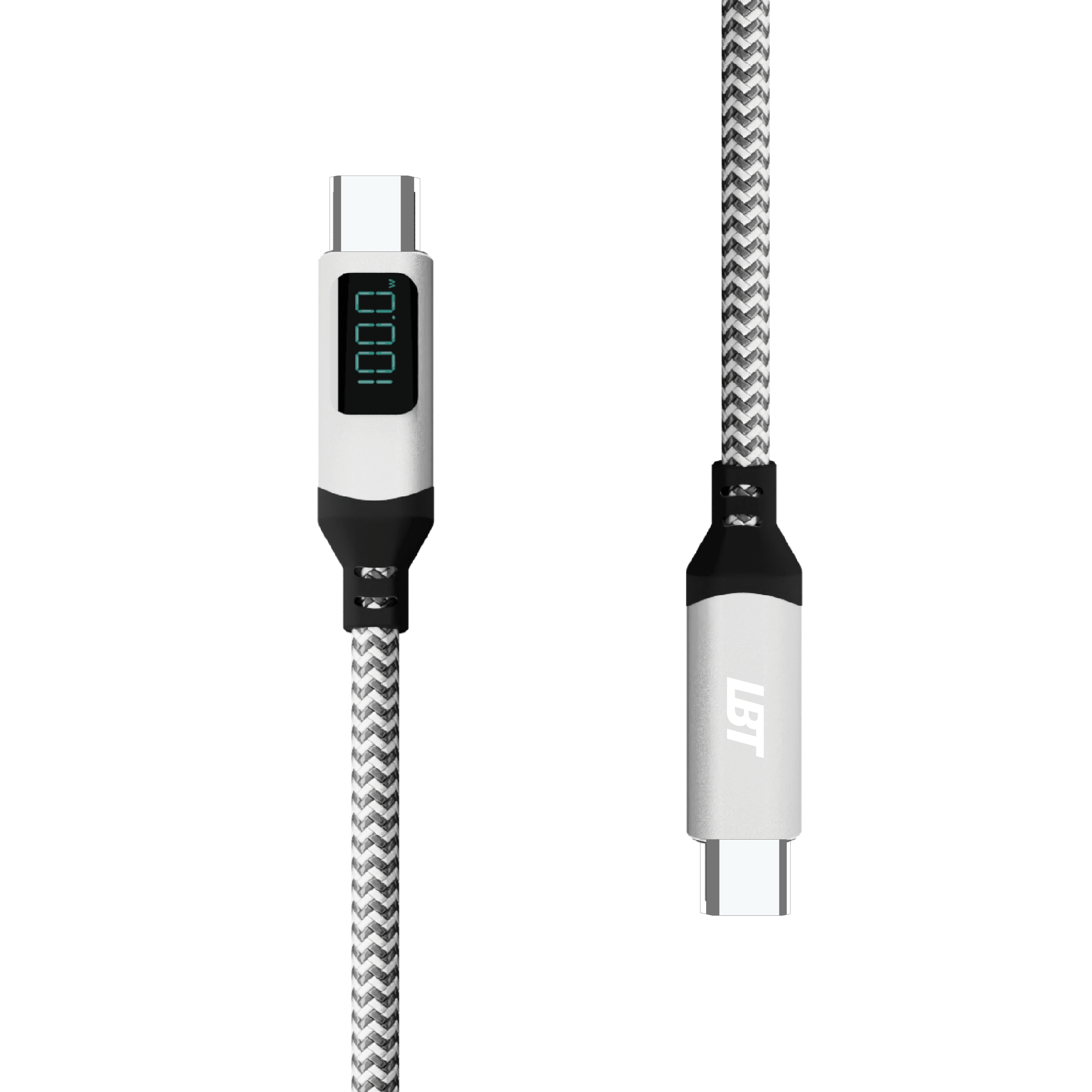 6 ft Powerview Braided Cable (USB-C to USB-C) (480Mbps/100W)