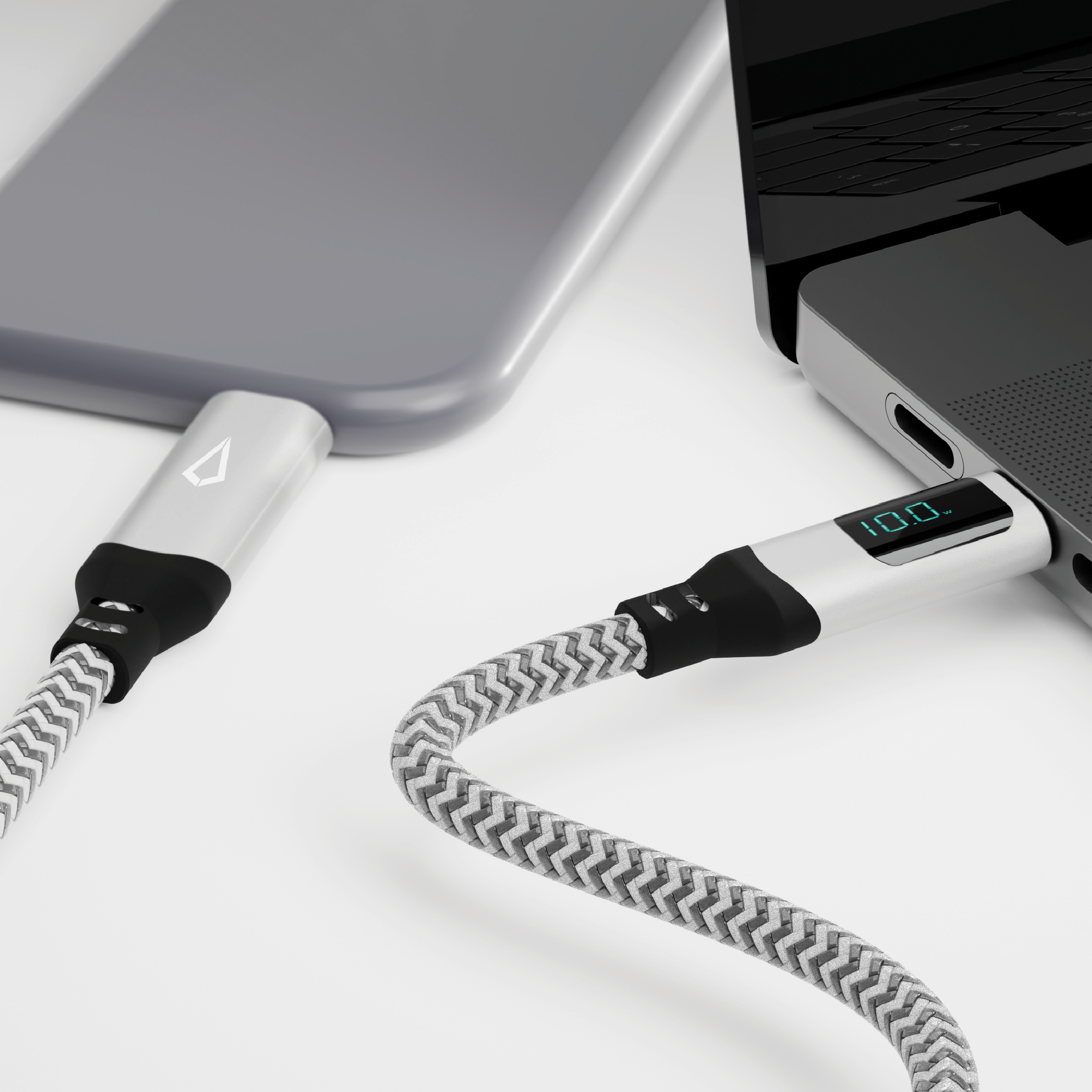 6 ft Powerview Braided Cable (USB-C to USB-C) (20 Gbps/100W)