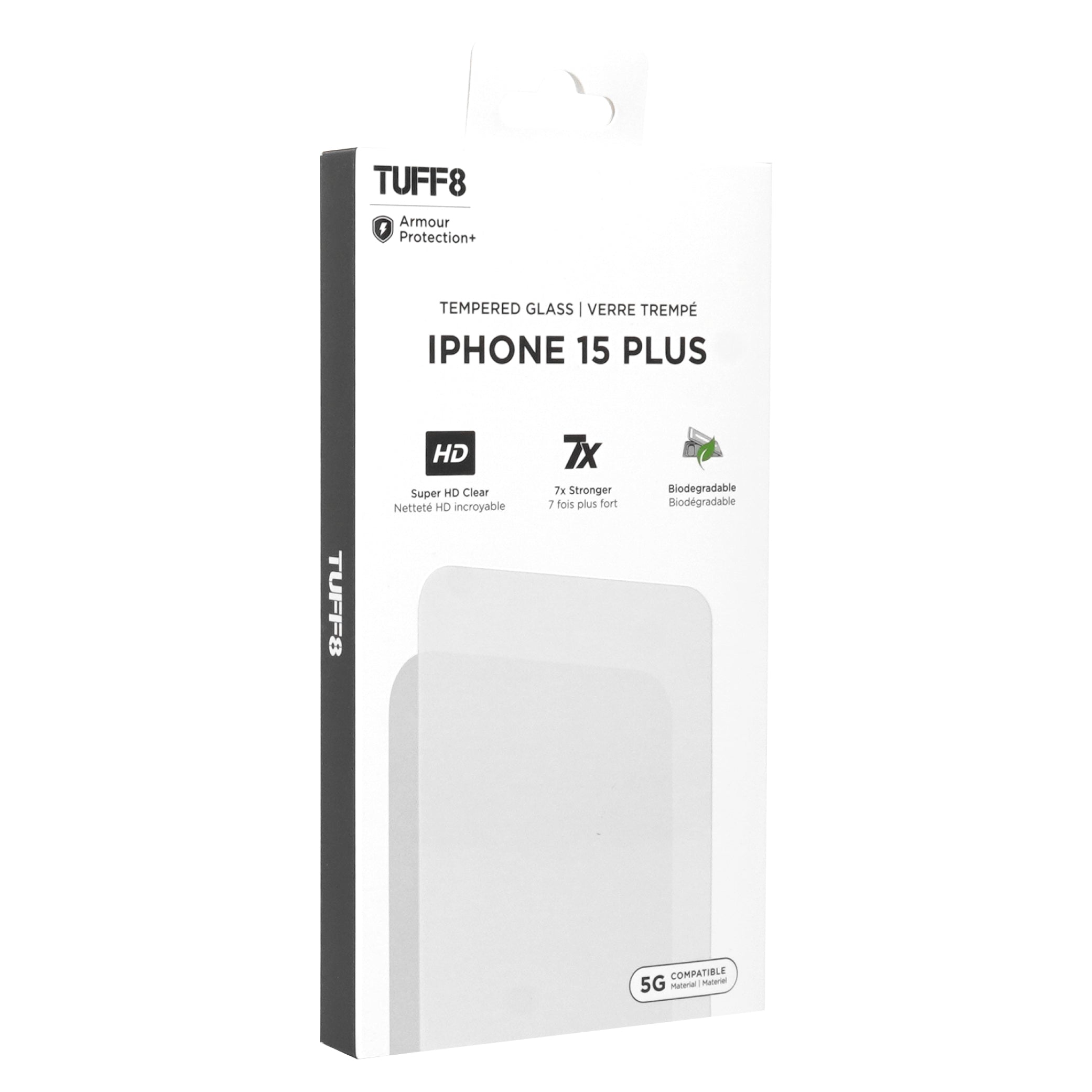 iPhone 16 Plus / 15 Plus Tempered Glass with Auto Installer