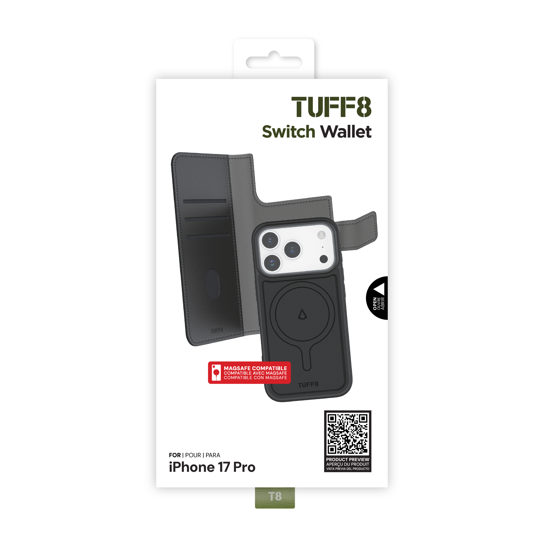 Étui portefeuille Switch pour iPhone 17 Pro
