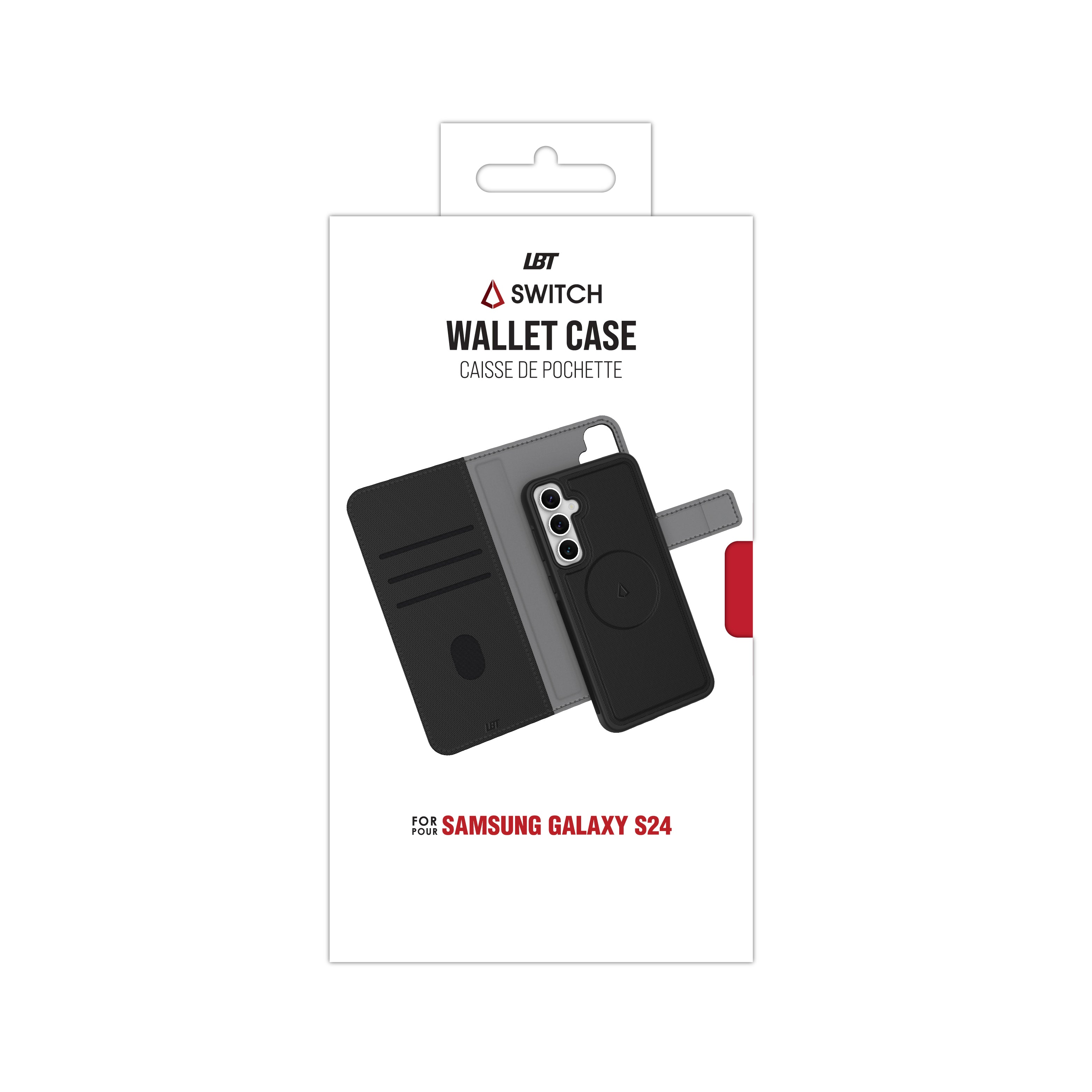 Étui portefeuille LBT Switch pour Samsung Galaxy S24