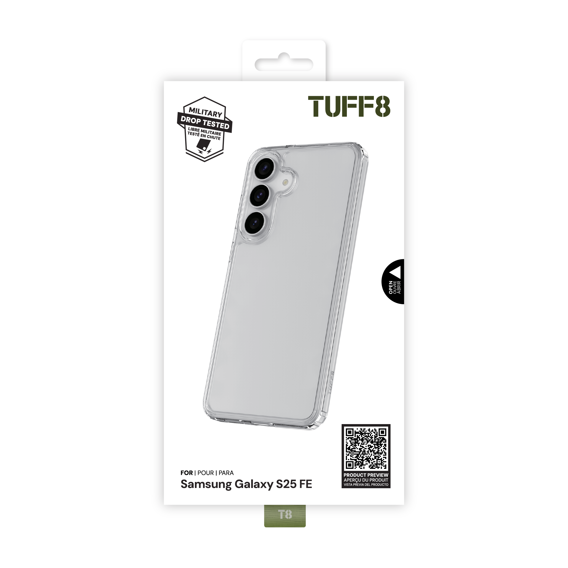 Coque transparente pour Samsung Galaxy S25 FE