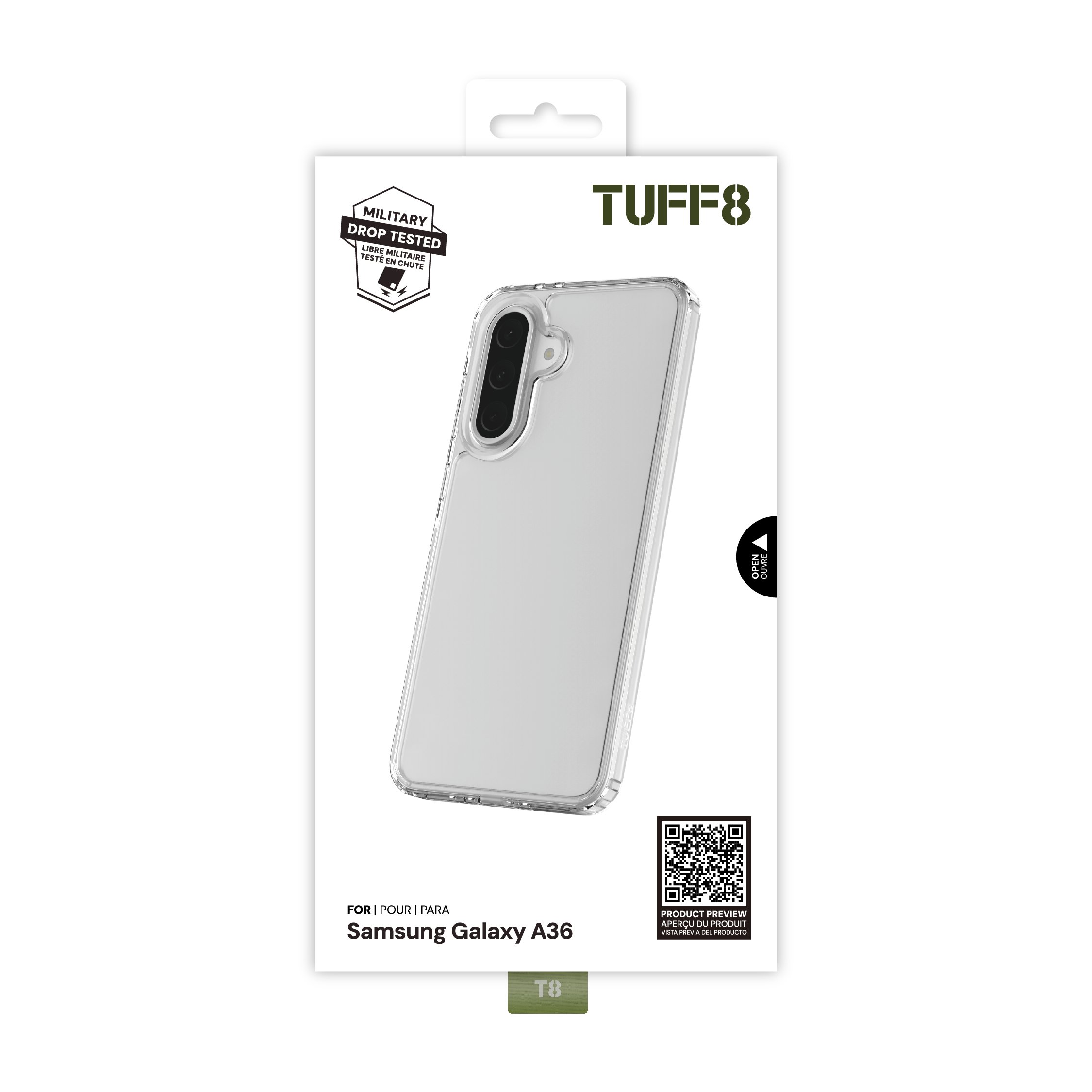 Coque transparente pour Samsung Galaxy A36 5G
