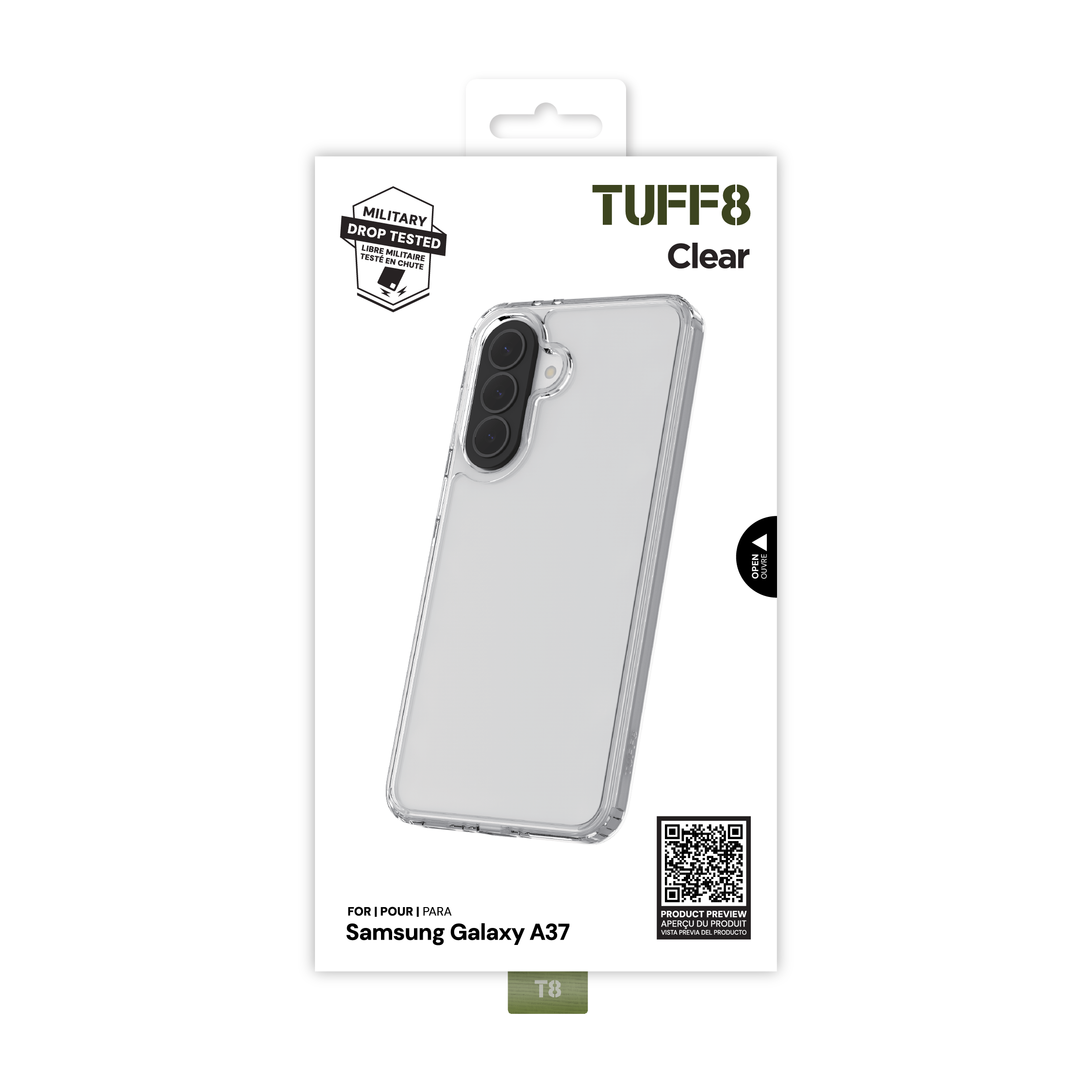 Coque transparente pour Samsung Galaxy A37