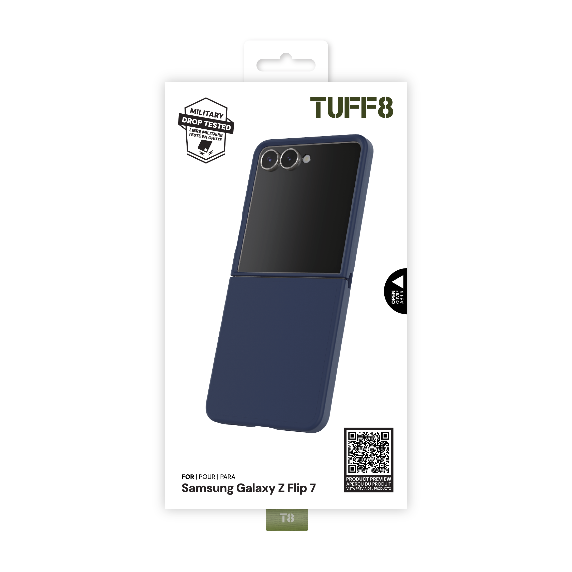 Samsung Galaxy Z Flip7 Clear Case