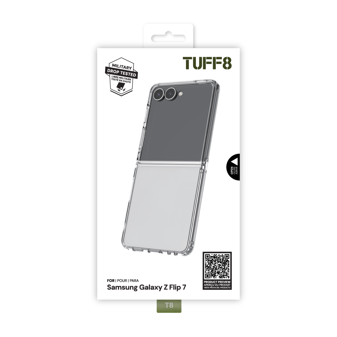 Samsung Galaxy Z Flip7 Clear Case