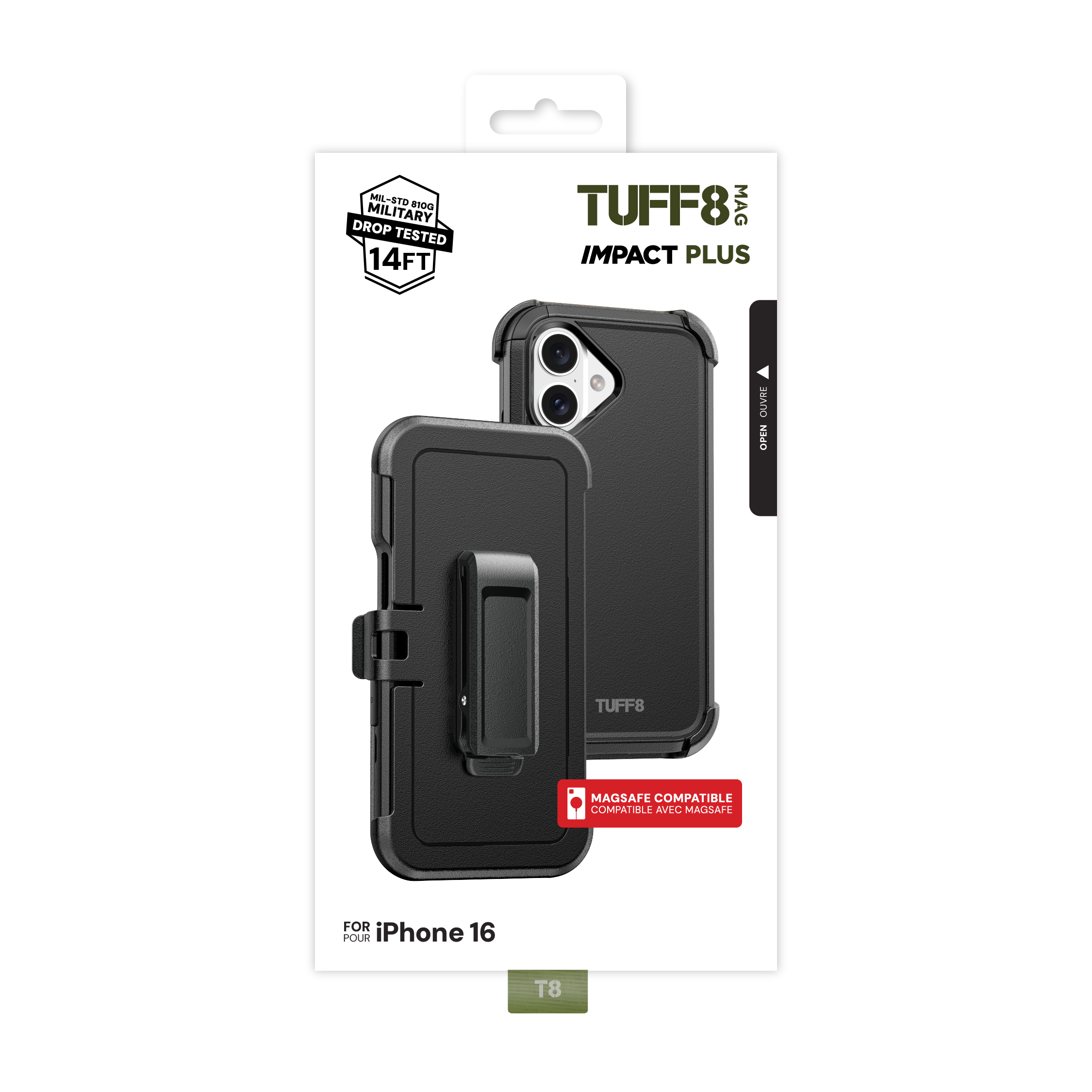 iPhone 16 Impact Plus Case with Holster