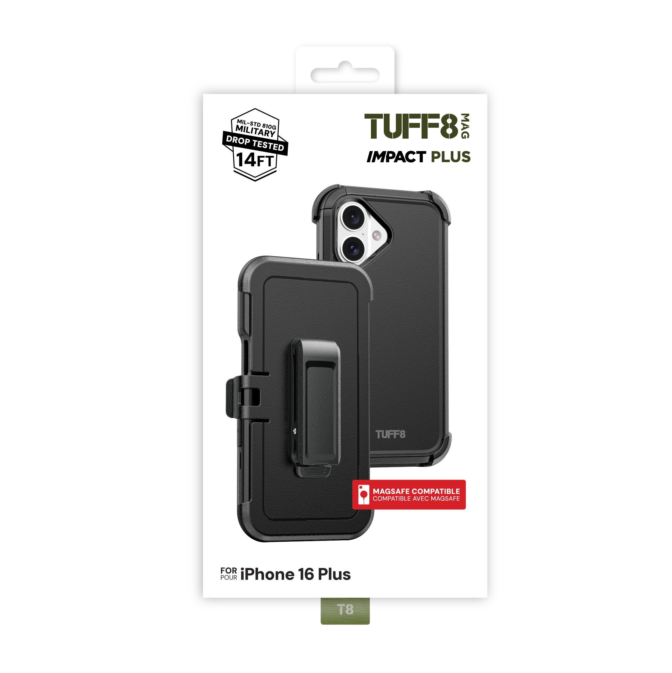 iPhone 16 Plus Impact Plus Case with Holster