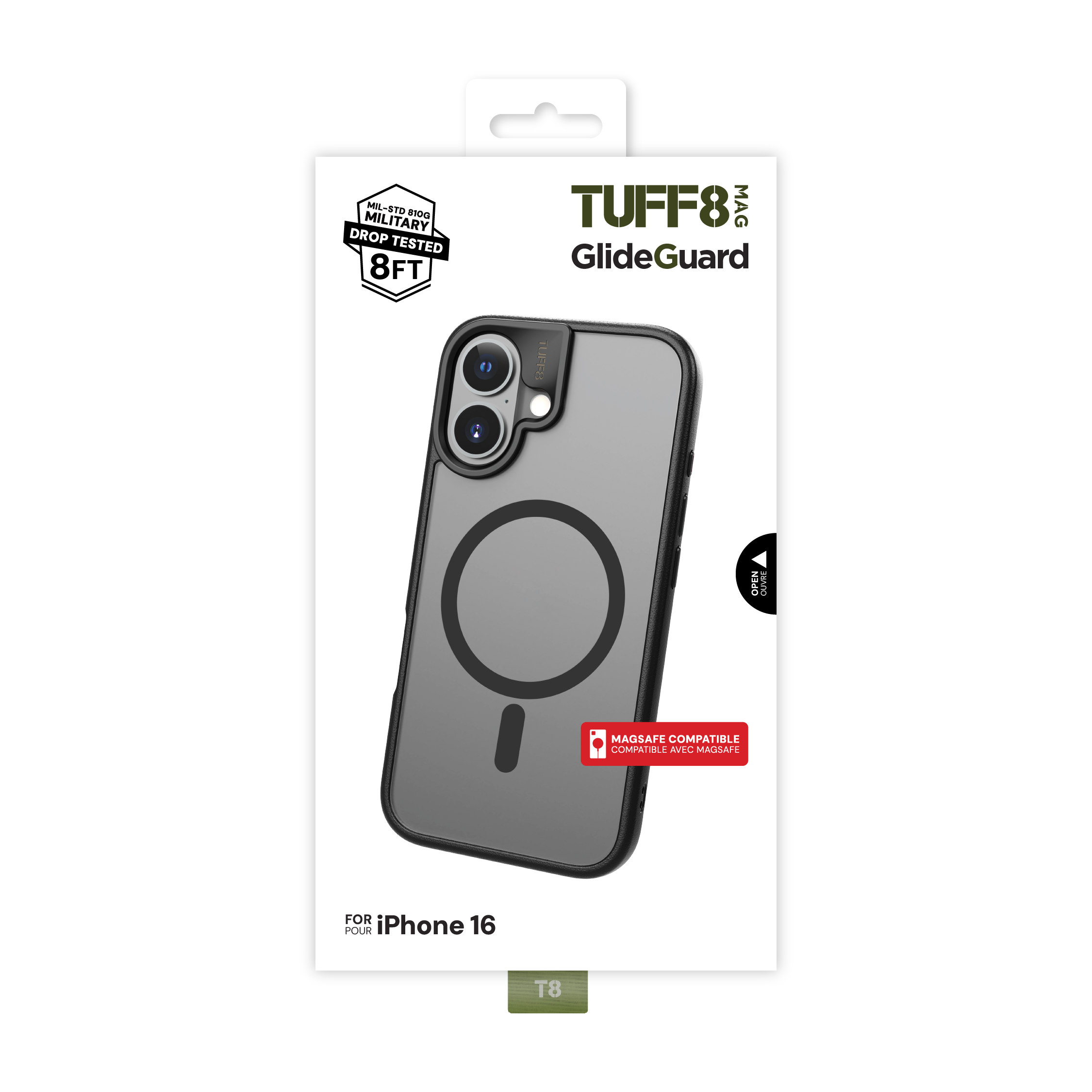 Étui GlideGuard pour iPhone 16