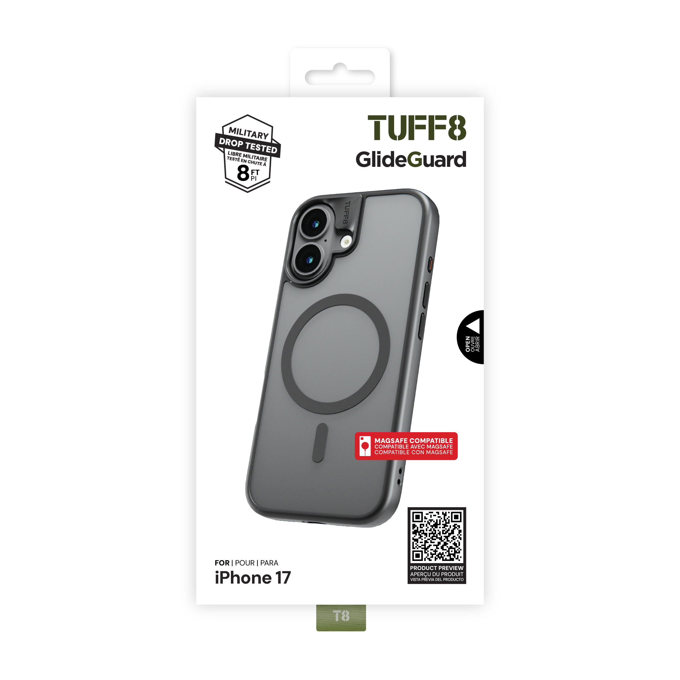 Coque GlideGuard pour iPhone 17