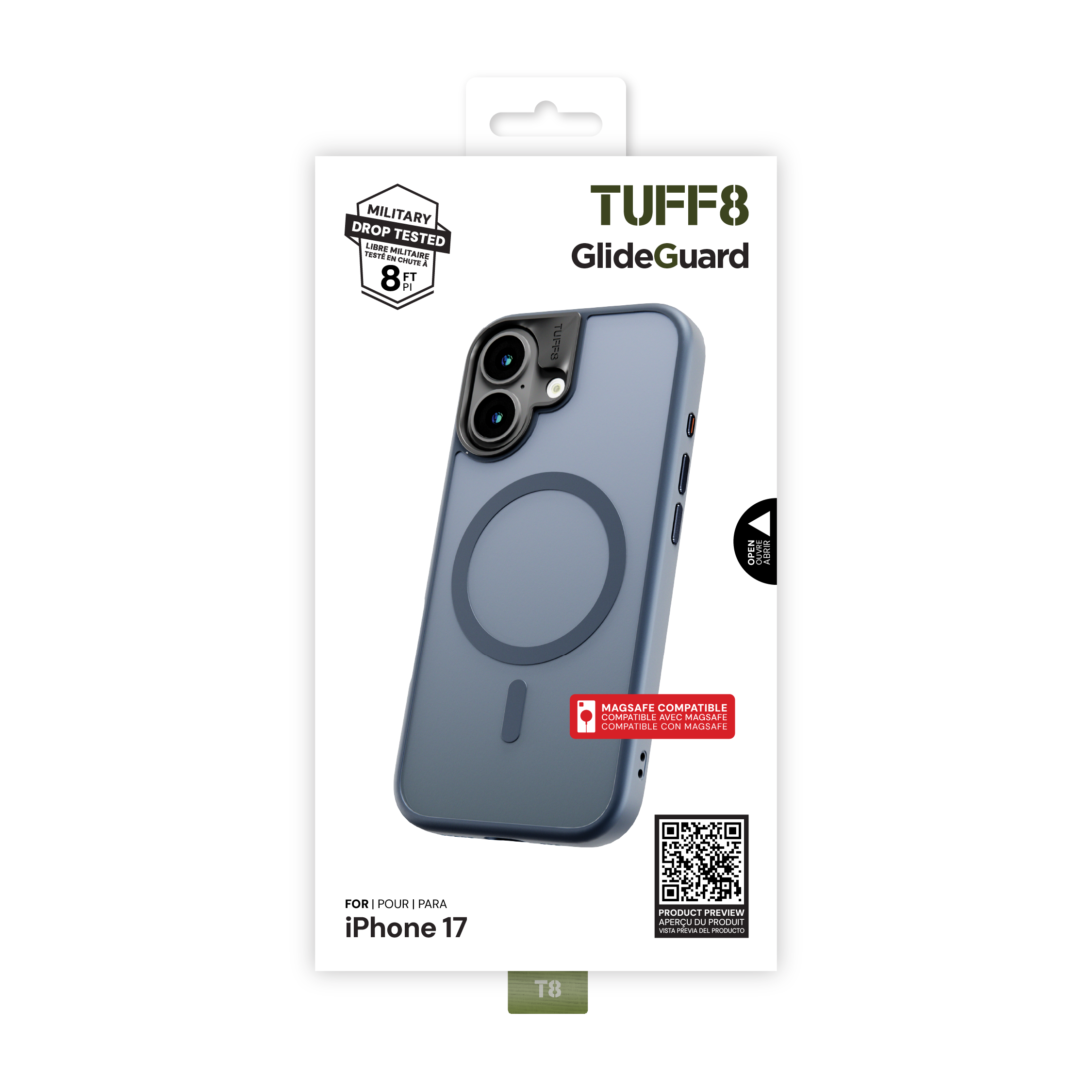 Coque GlideGuard pour iPhone 17