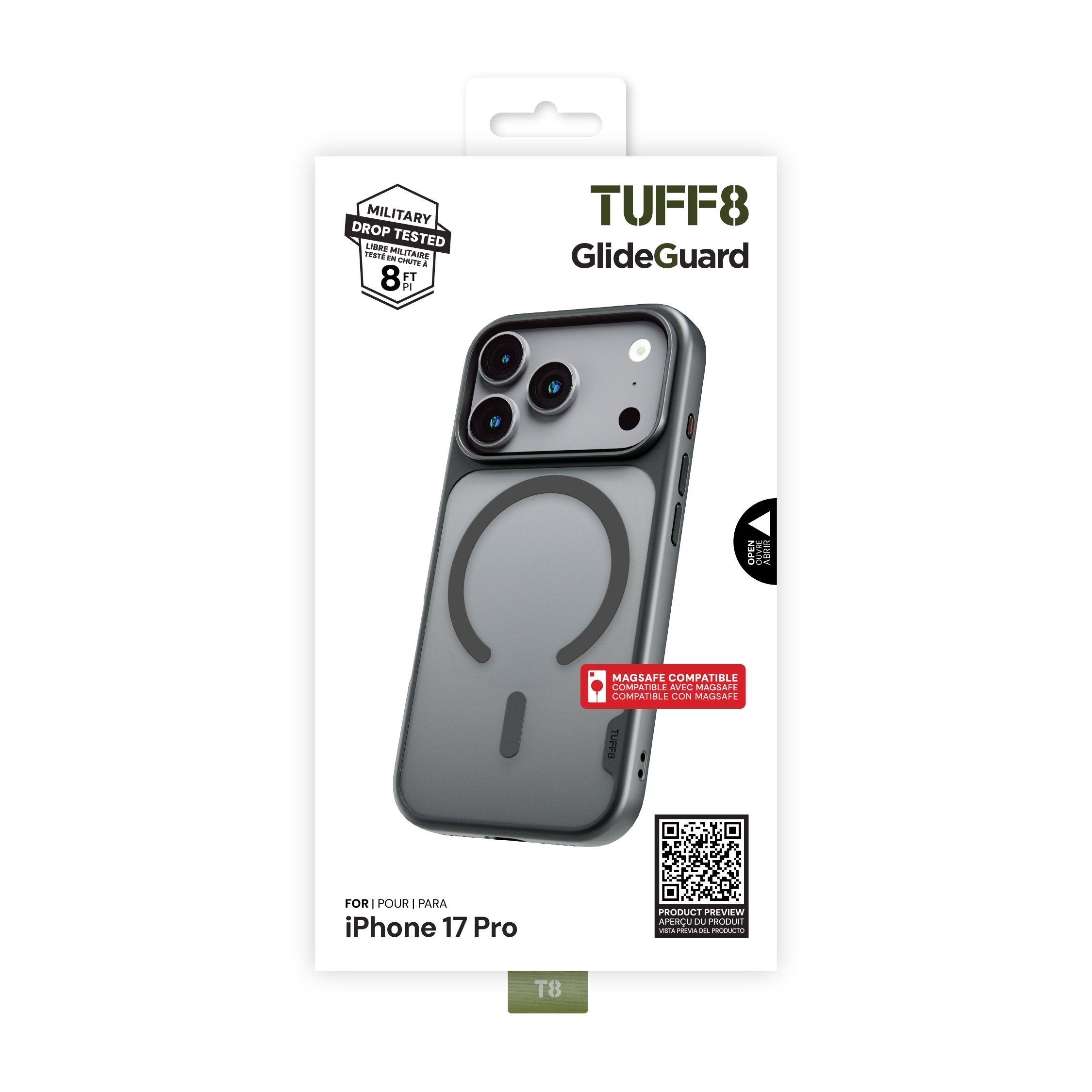 Coque GlideGuard pour iPhone 17 Pro
