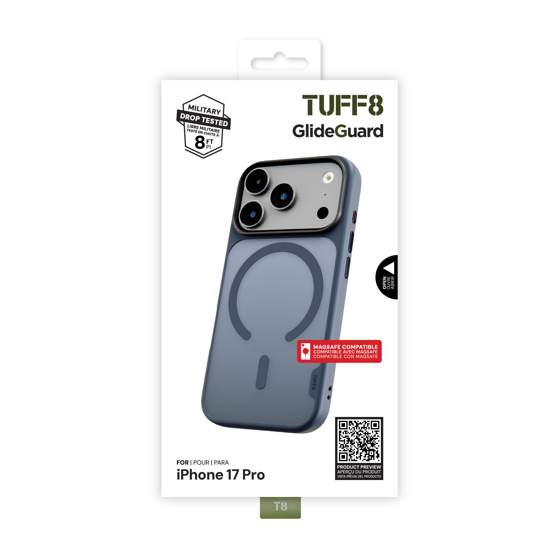 Coque GlideGuard pour iPhone 17 Pro
