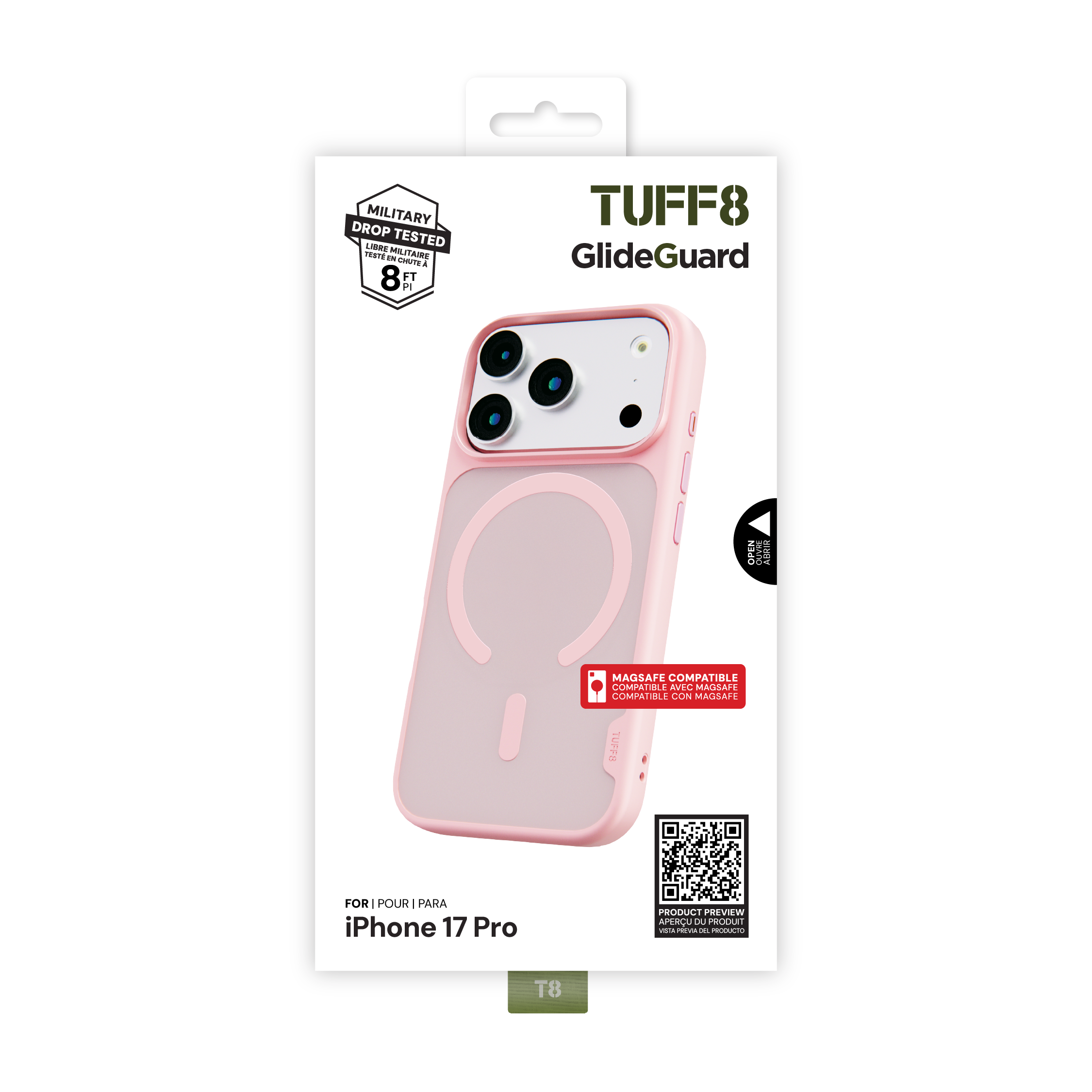 Coque GlideGuard pour iPhone 17 Pro