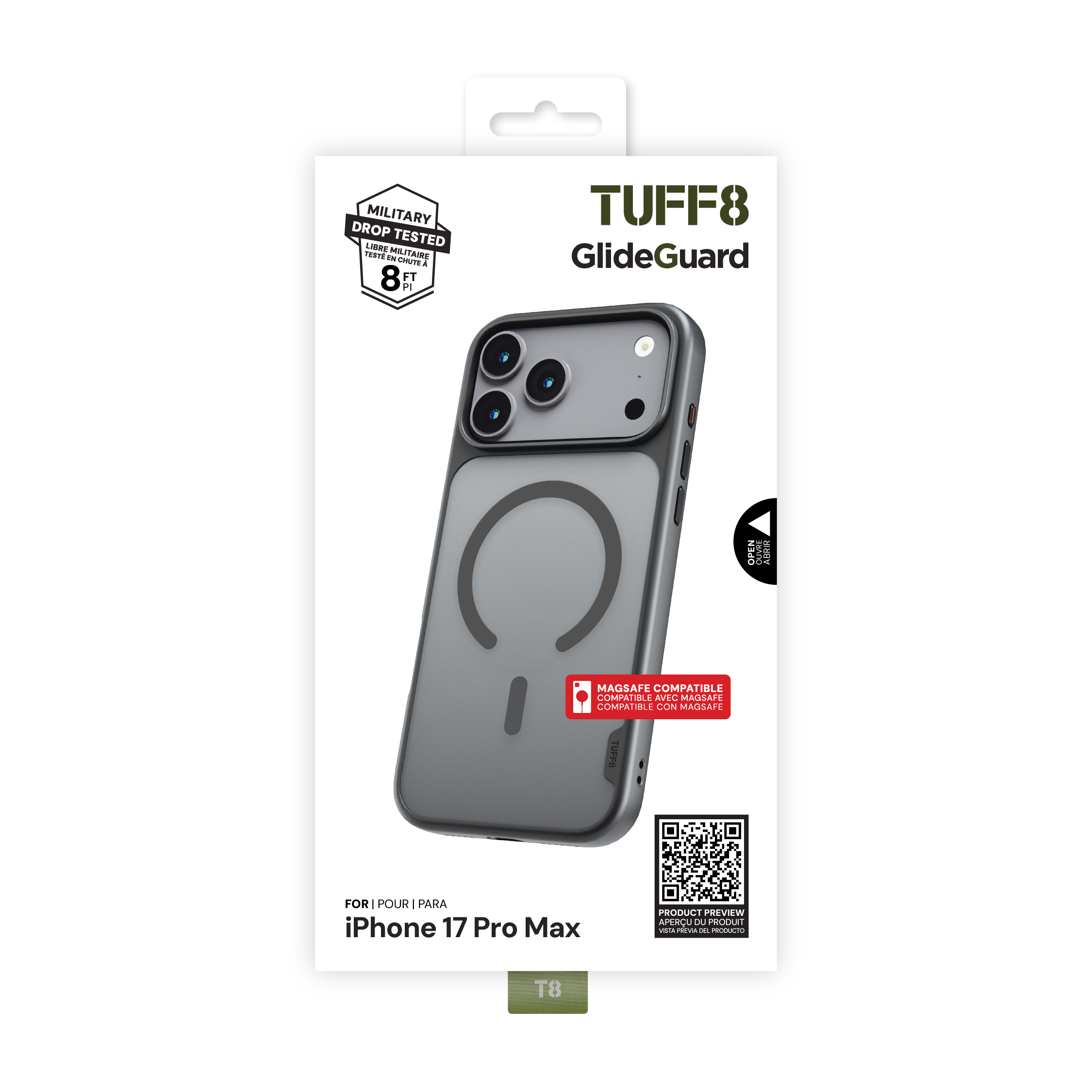 Coque GlideGuard pour iPhone 17 Pro Max