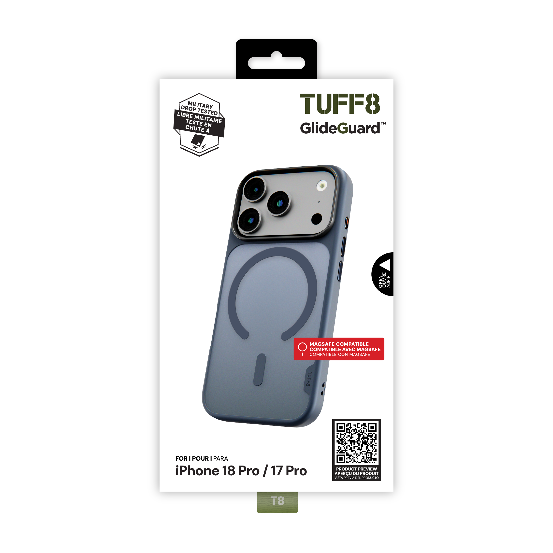 iPhone 18 Pro / 17 Pro GlideGuard Case