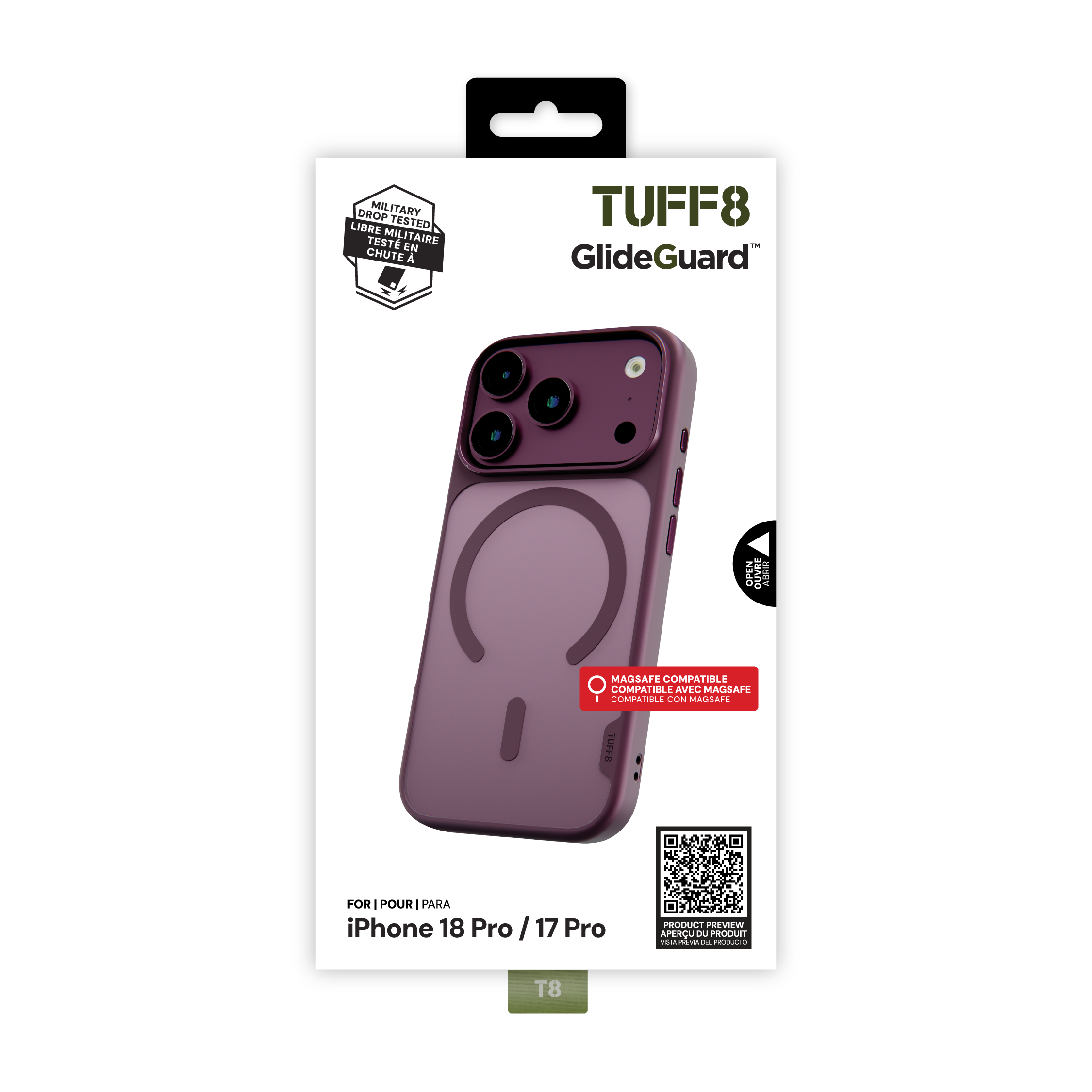 iPhone 18 Pro / 17 Pro GlideGuard Case