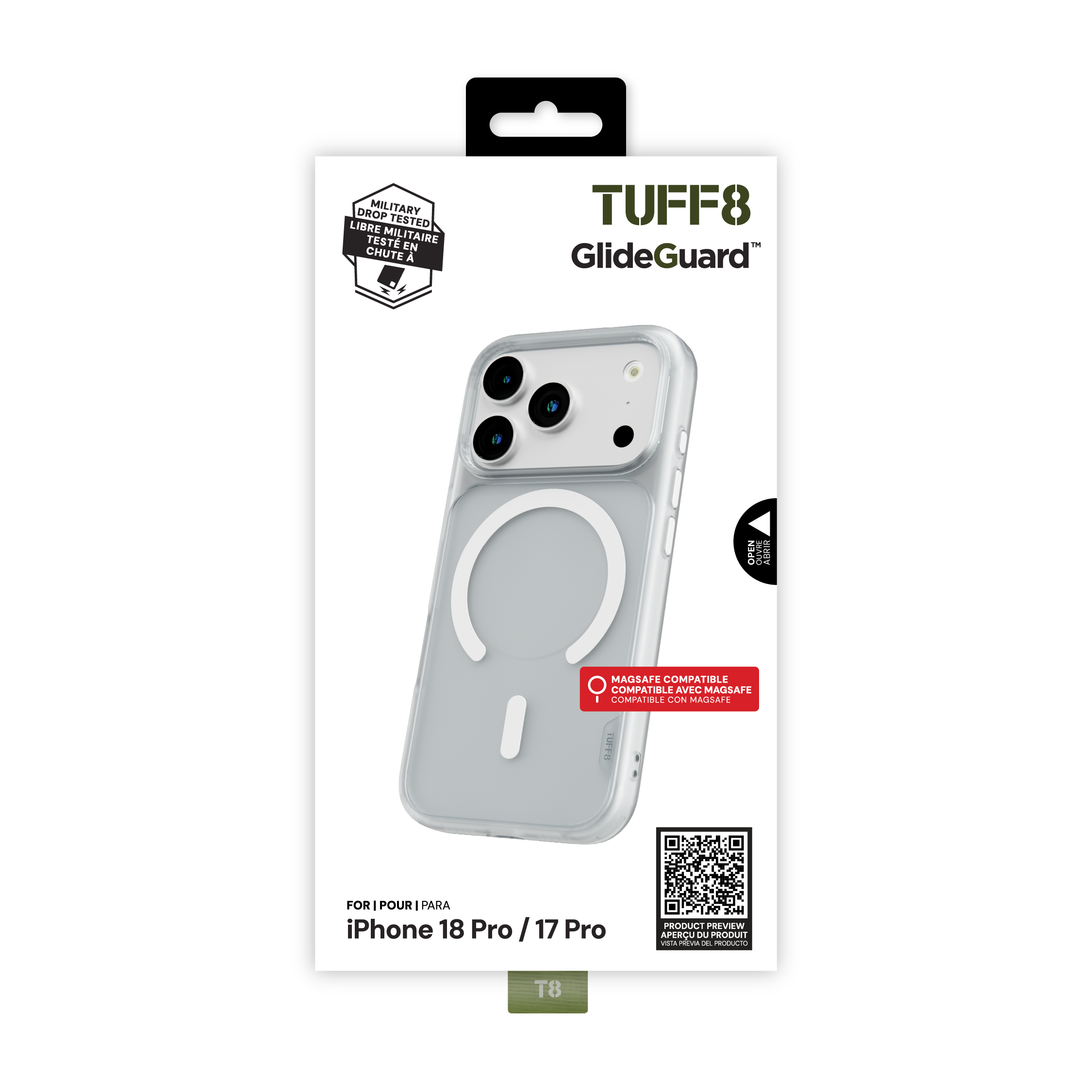 iPhone 18 Pro / 17 Pro GlideGuard Case