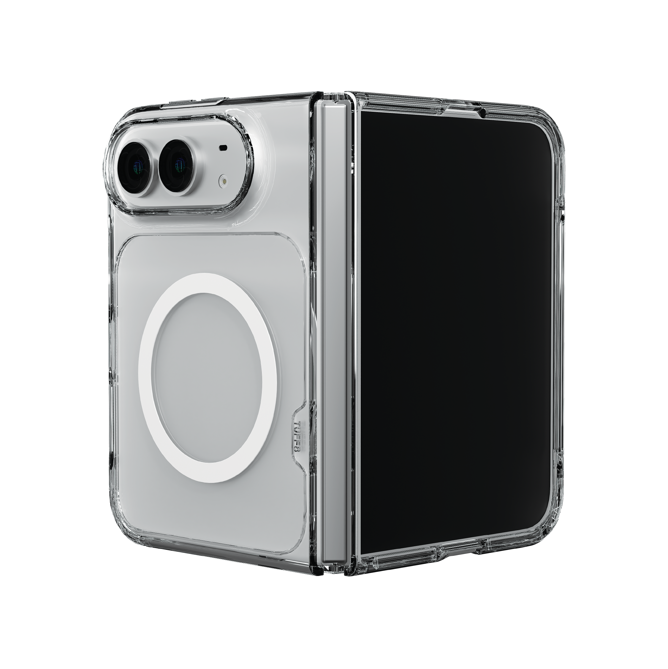 Coque transparente compatible MagSafe pour iPhone 17 Pro Max