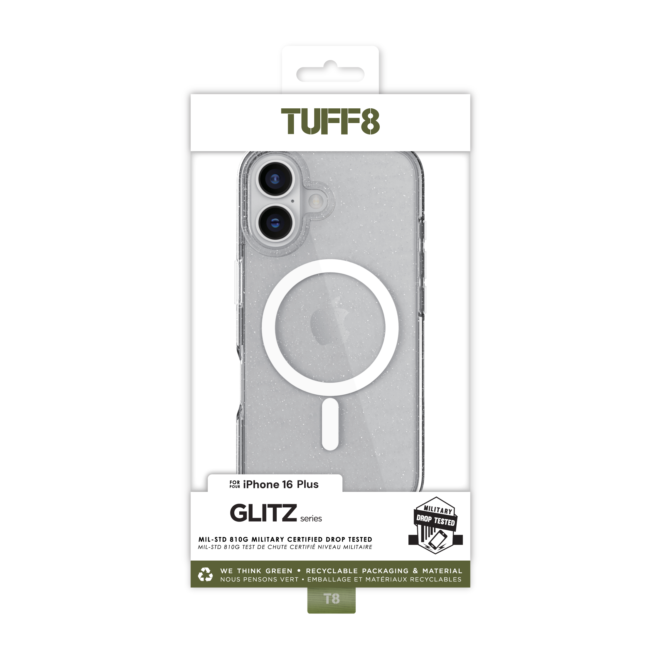 iPhone 16 Plus Glitz Case