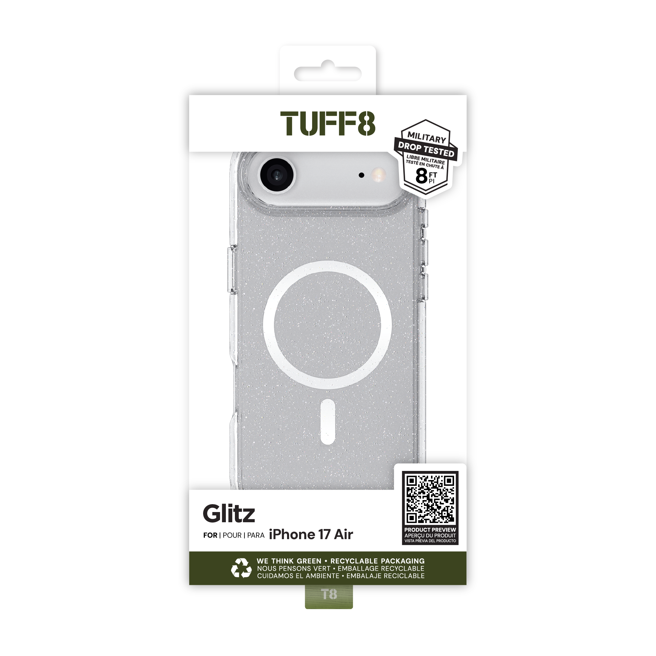 iPhone Air Glitz Case