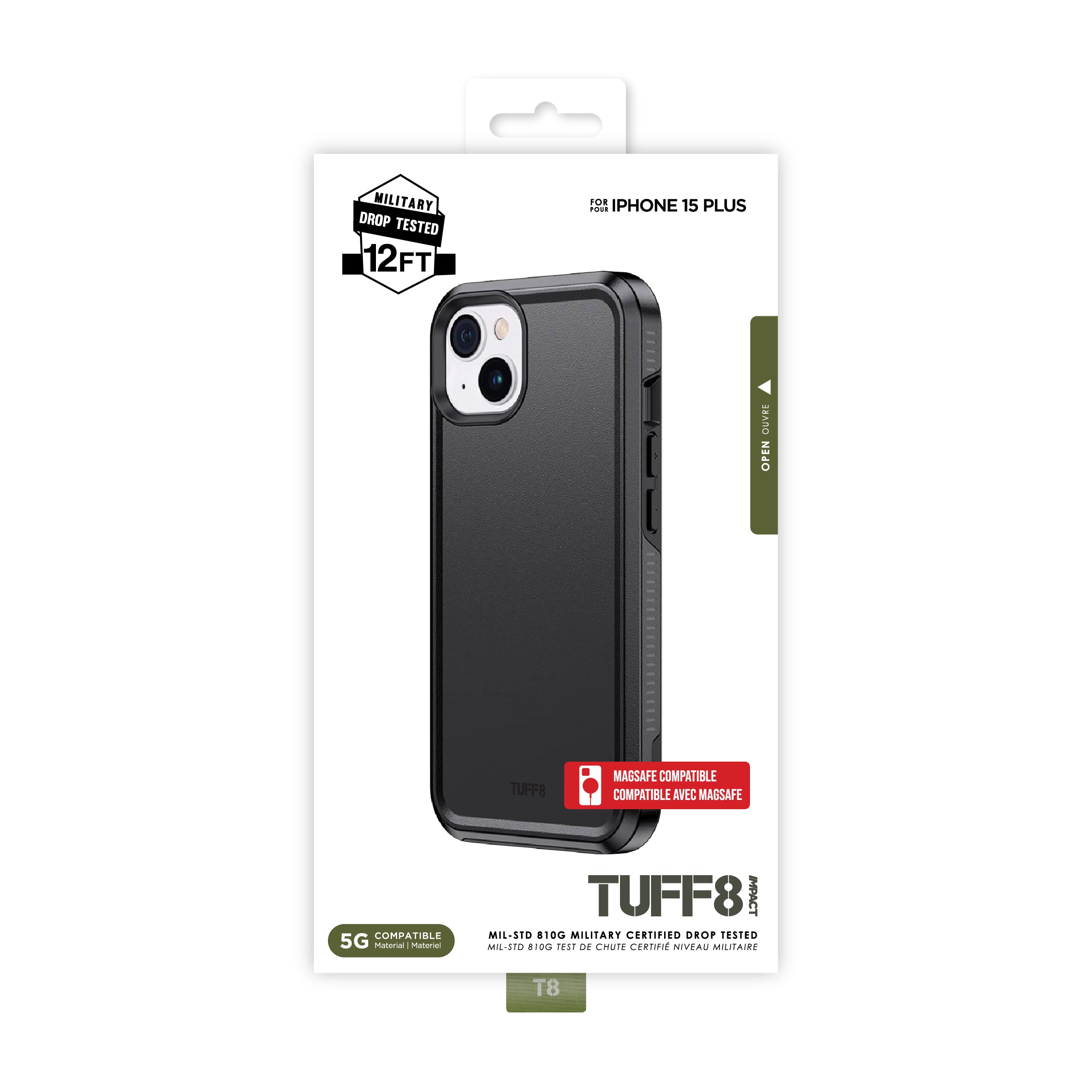 Coque antichoc pour iPhone 15 Plus
