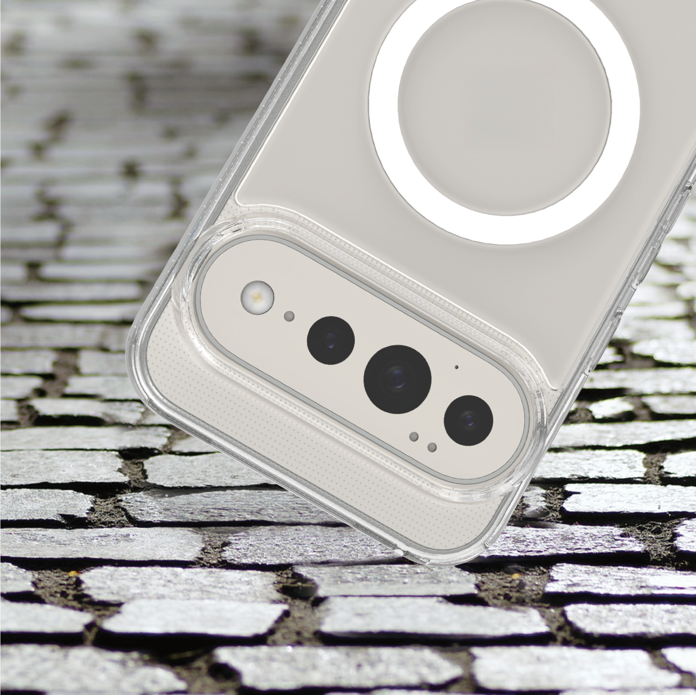 Étui transparent compatible Qi2 pour Google Pixel 10 Pro XL