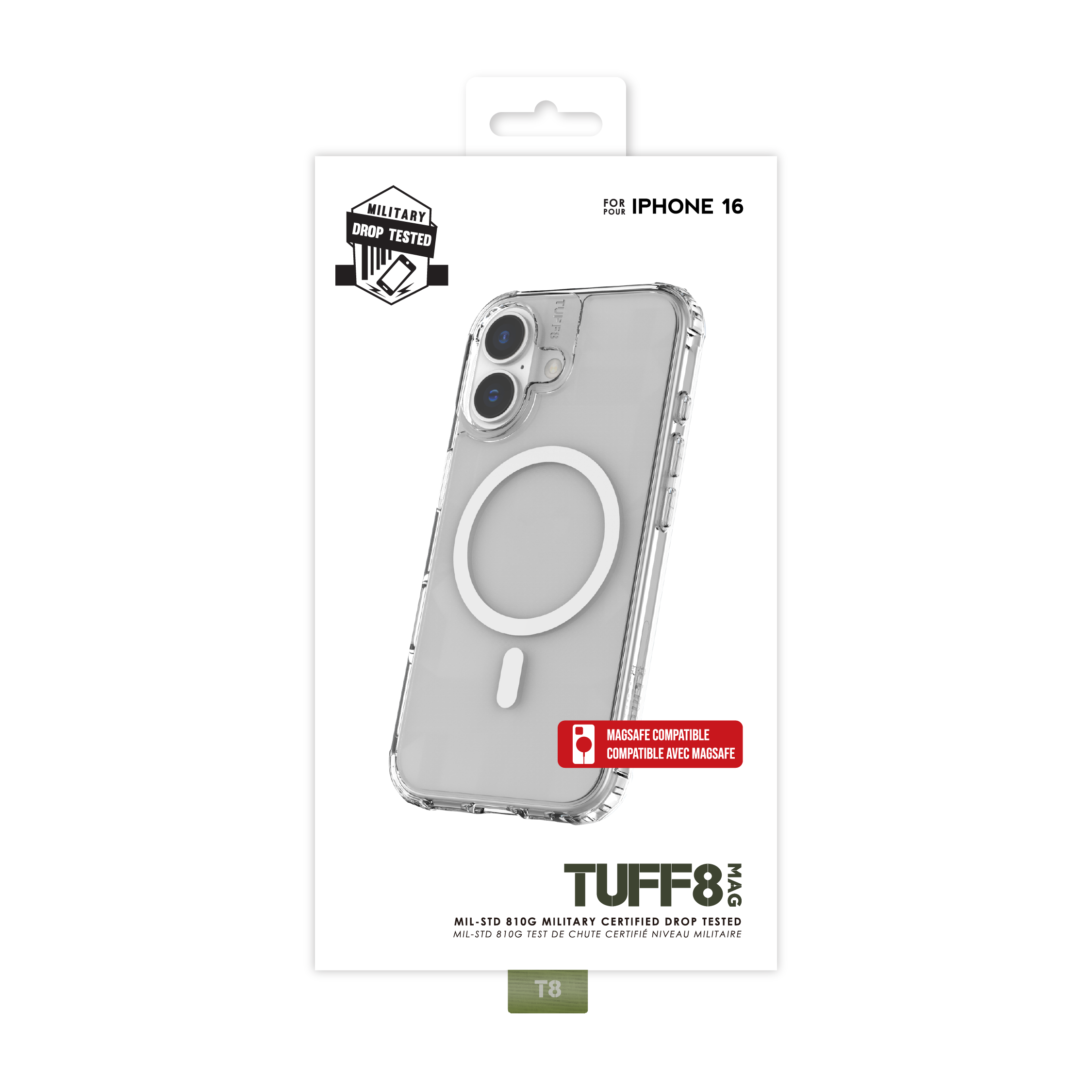 iPhone 16 MagSafe Compatible Clear Case